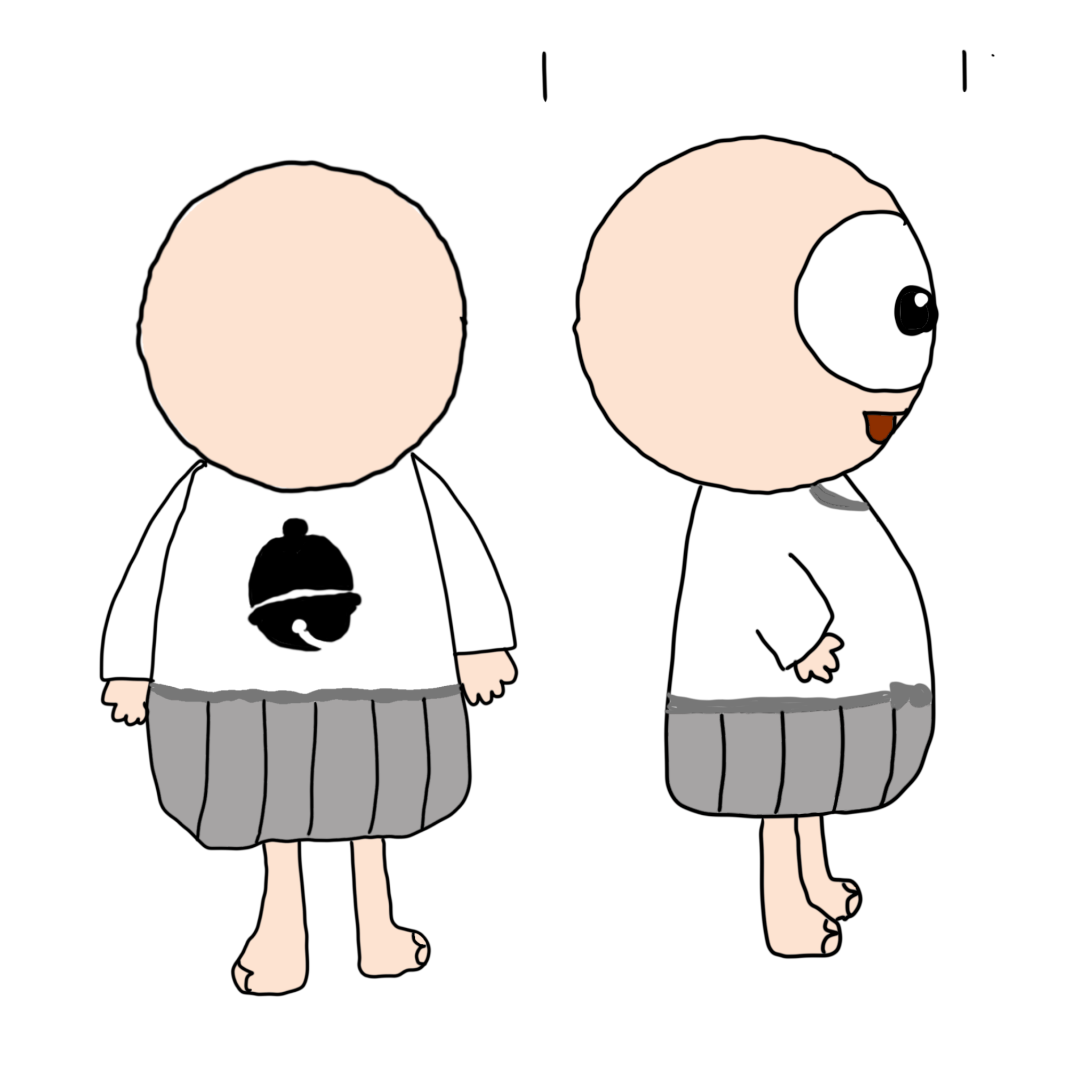 ひとつ目ちゃんとからかさくん