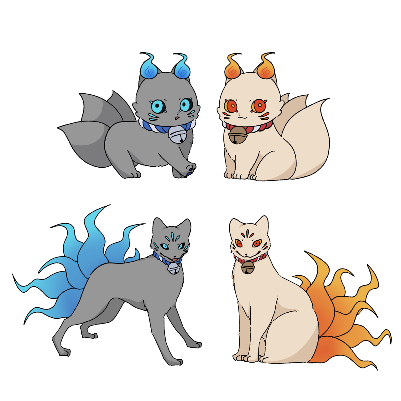 キュウとタマモ