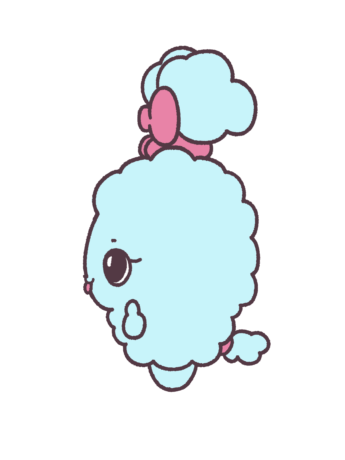 ふわもこりぼん