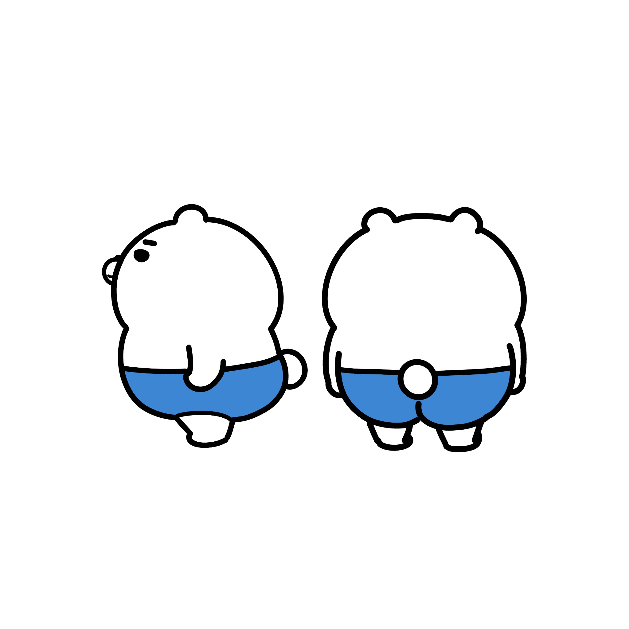 パンツさがしくま