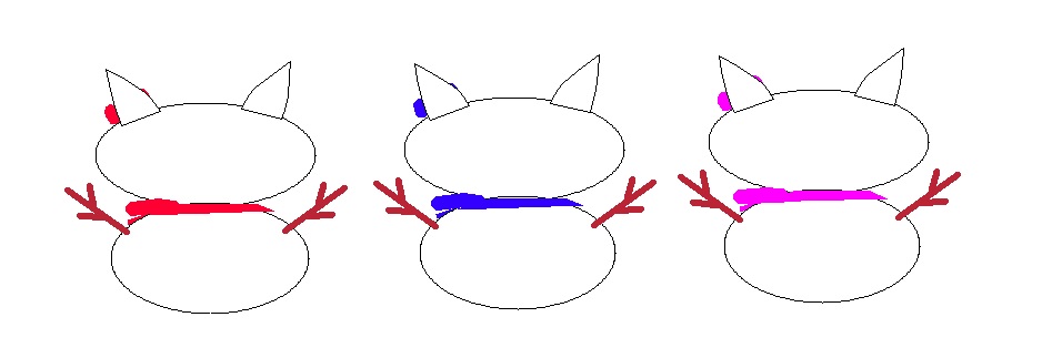 雪にゃんず