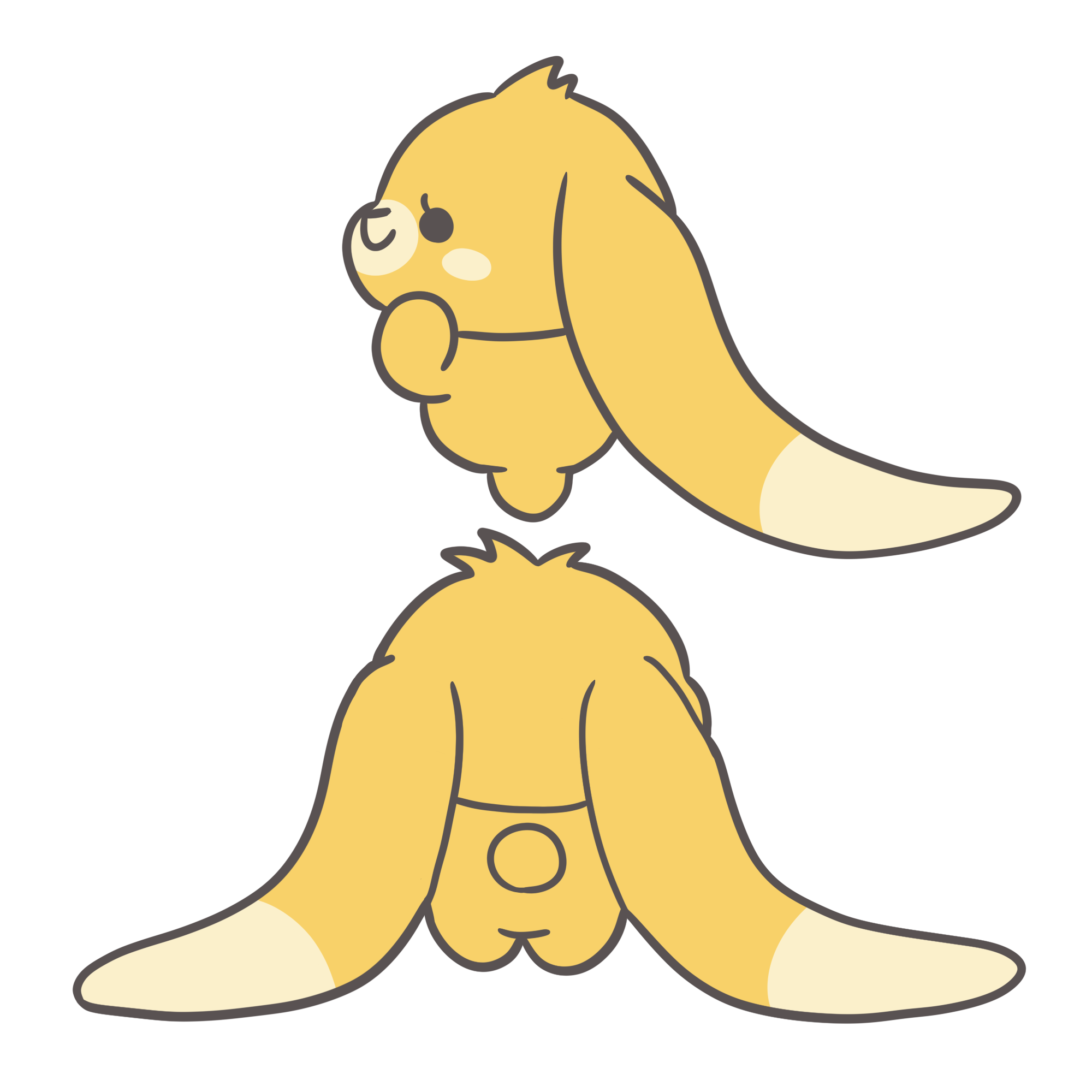 みみながウサギさん