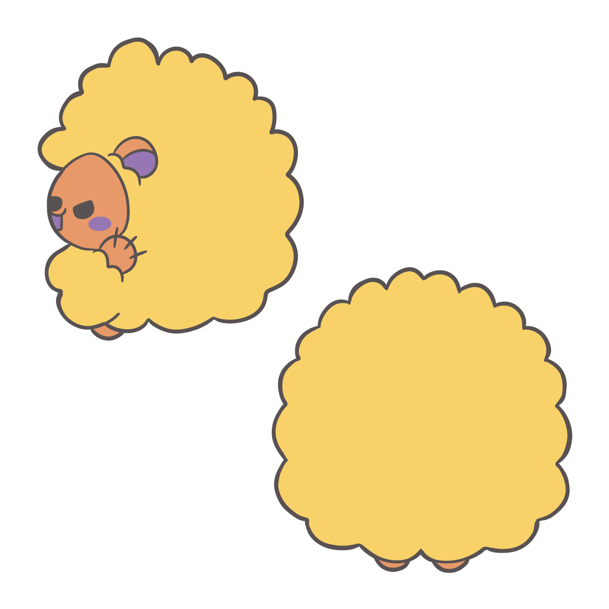 ばくもりライオンさん