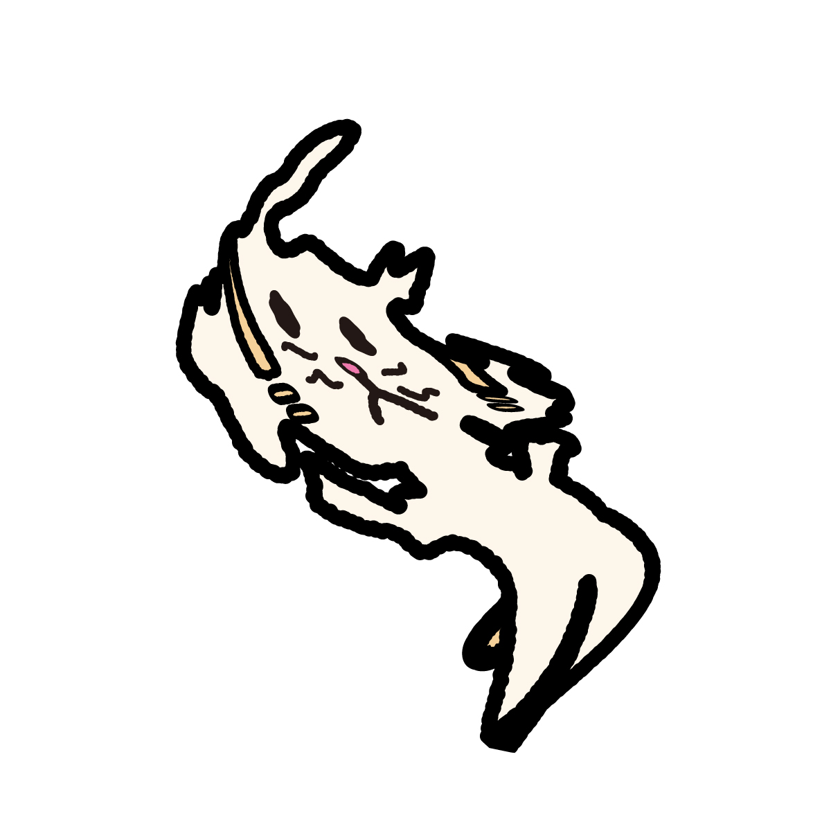 もみくちゃネコ