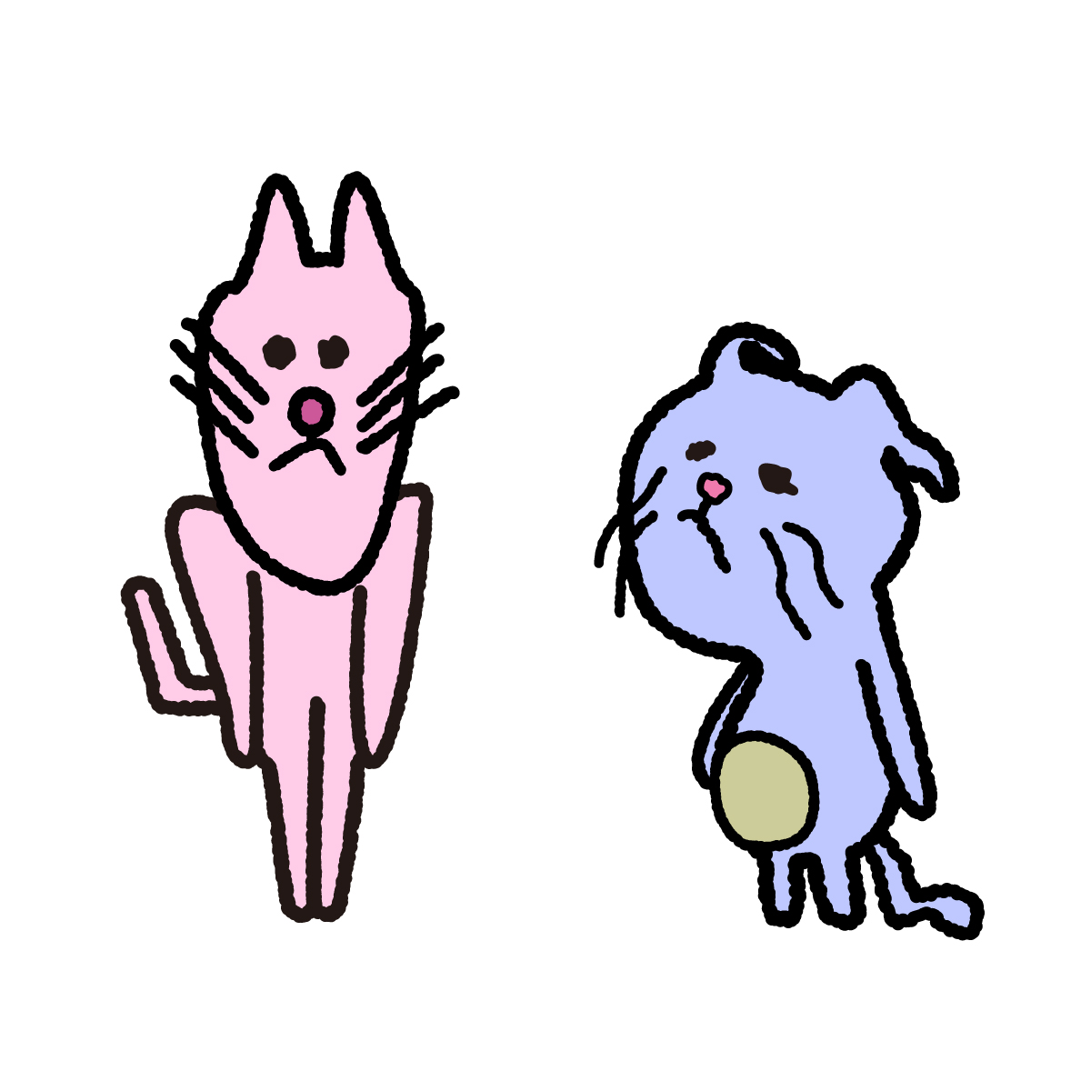 もみくちゃネコ