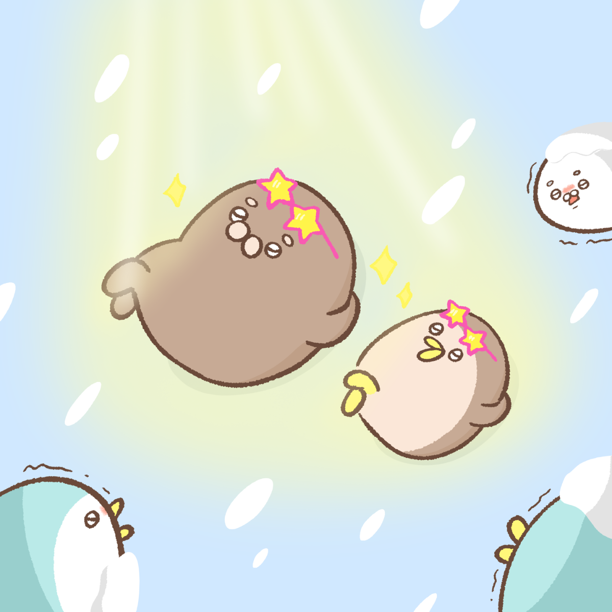 とこなつアザラシ＆とこなつペンギン