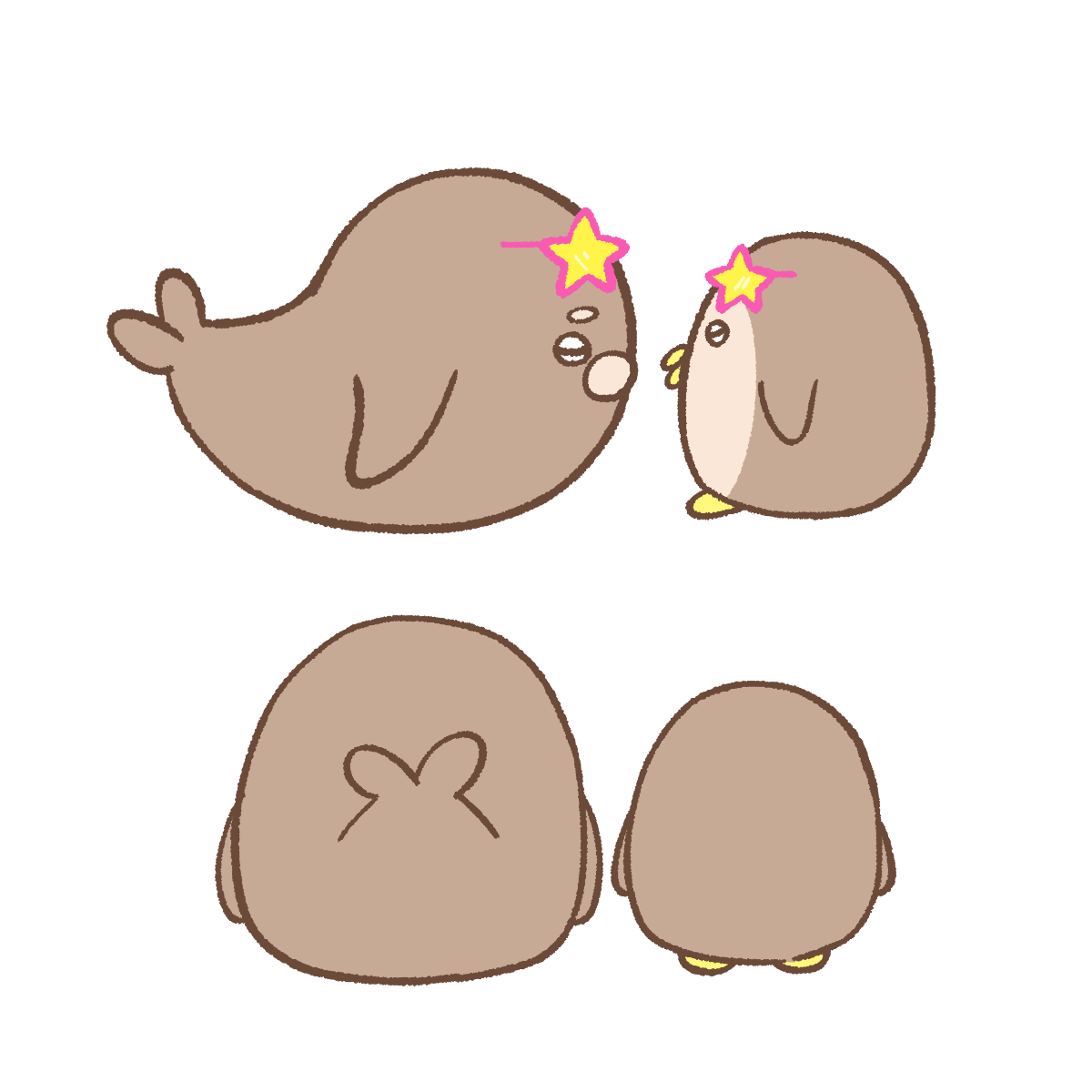 とこなつアザラシ＆とこなつペンギン