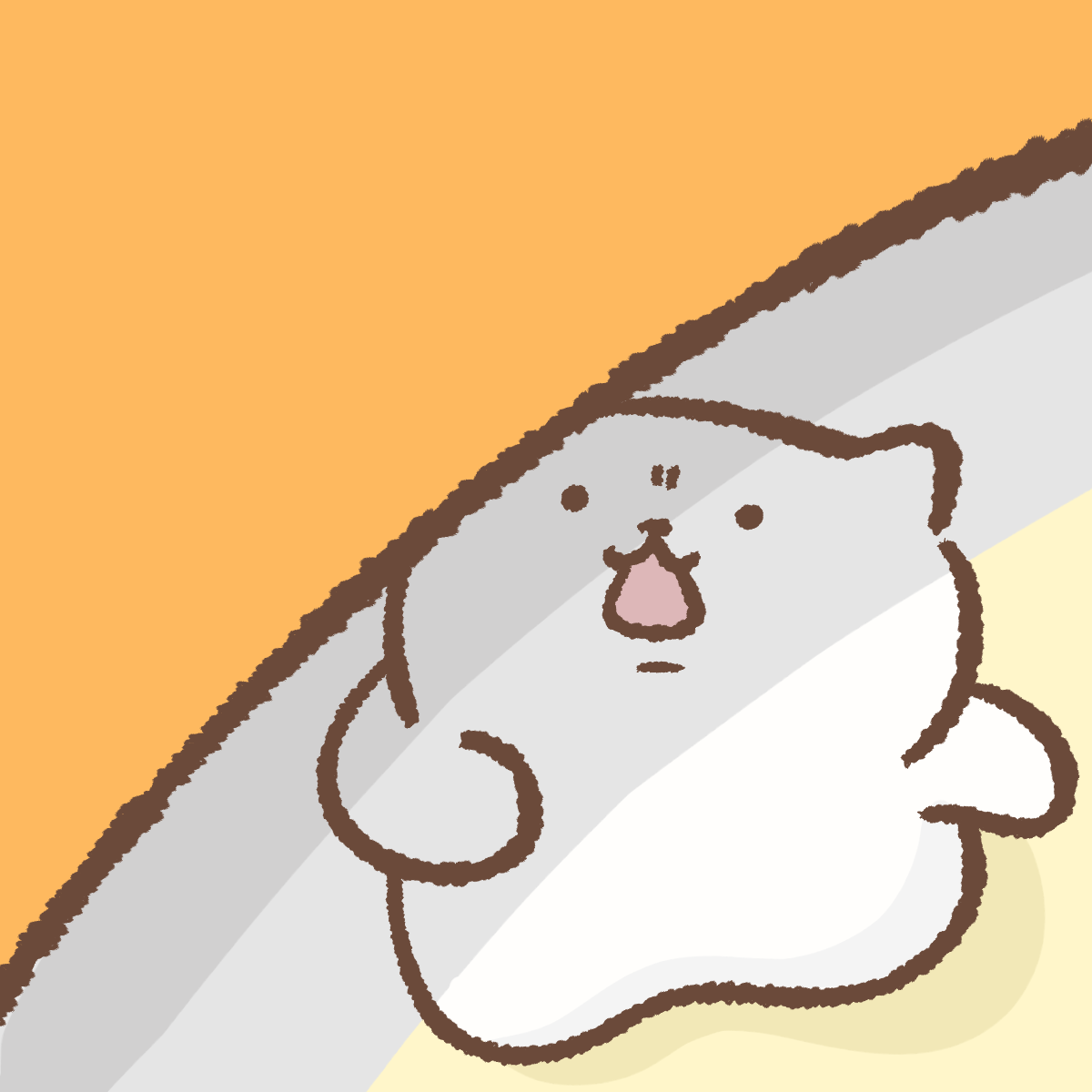 クリームにゃんこ