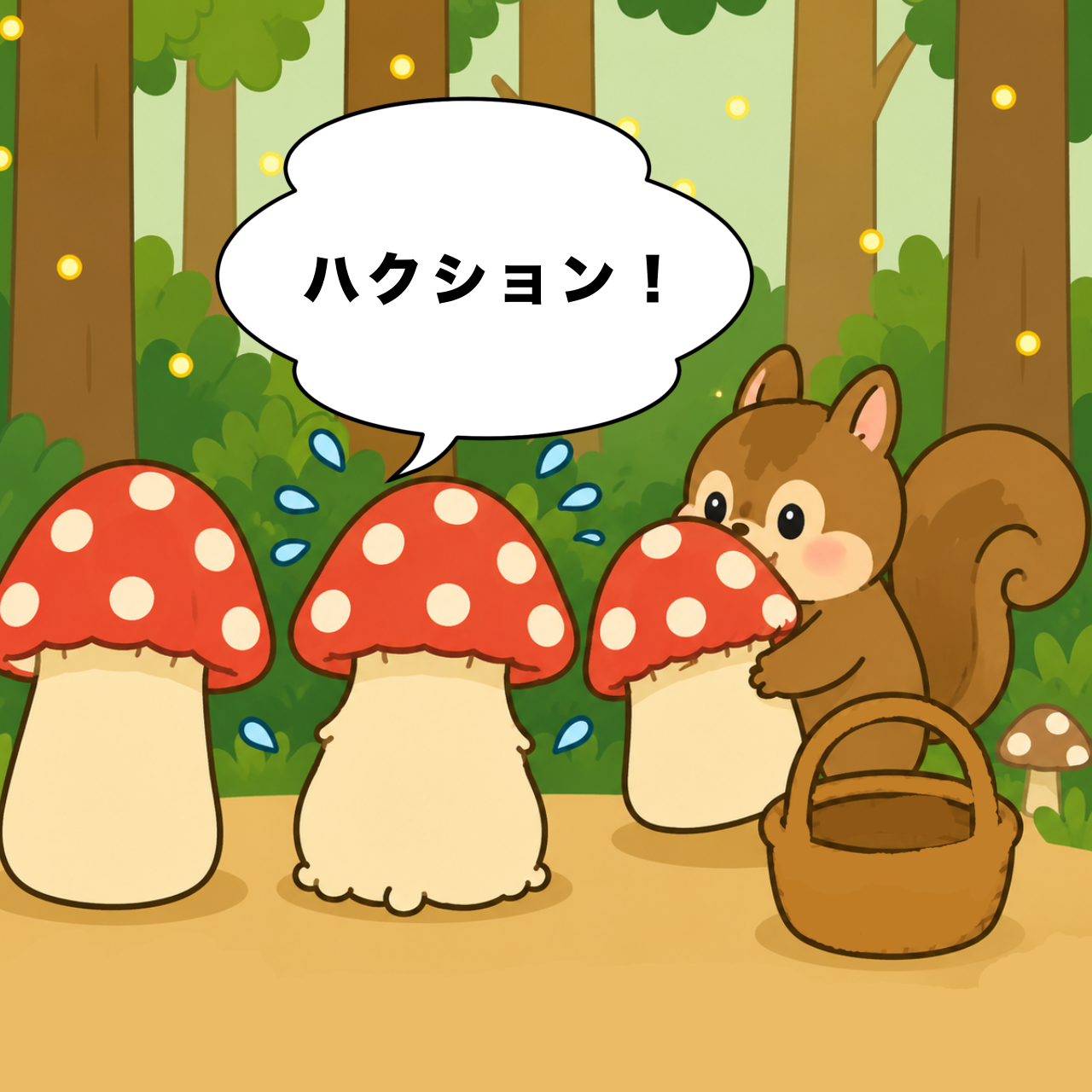 ボサはむ（バイトはキノコ）