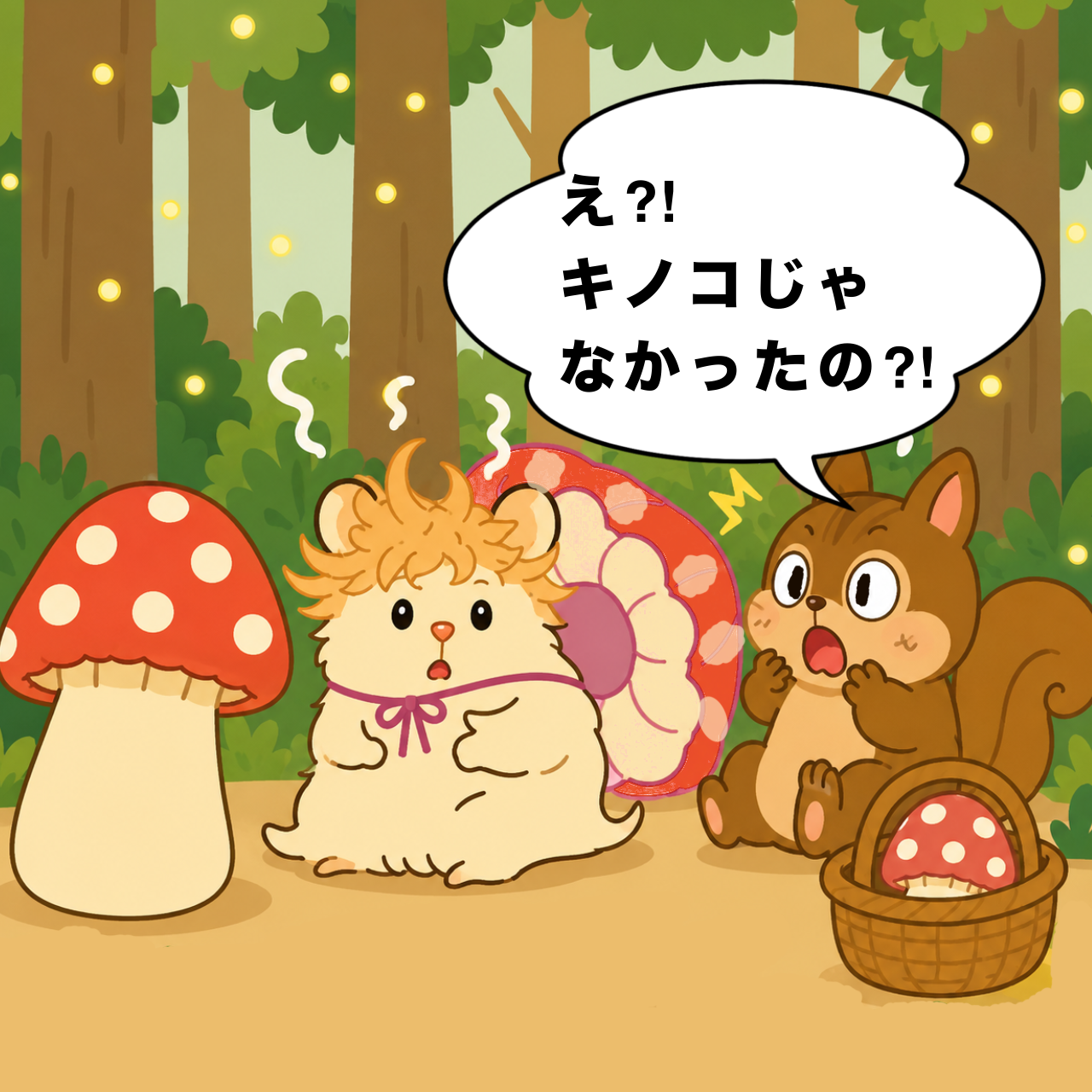ボサはむ（バイトはキノコ）
