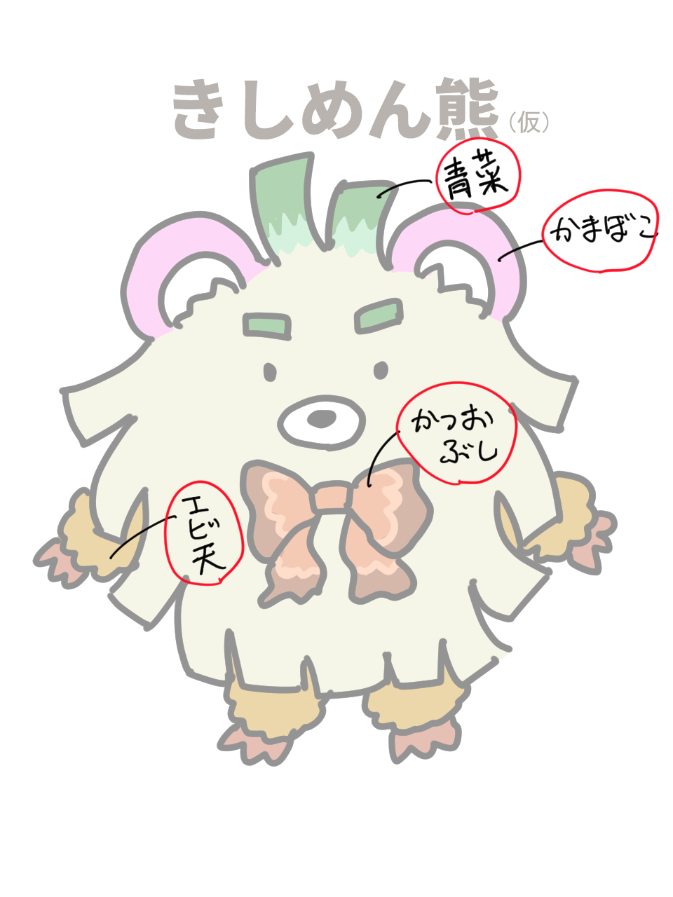 きしめん熊（仮）