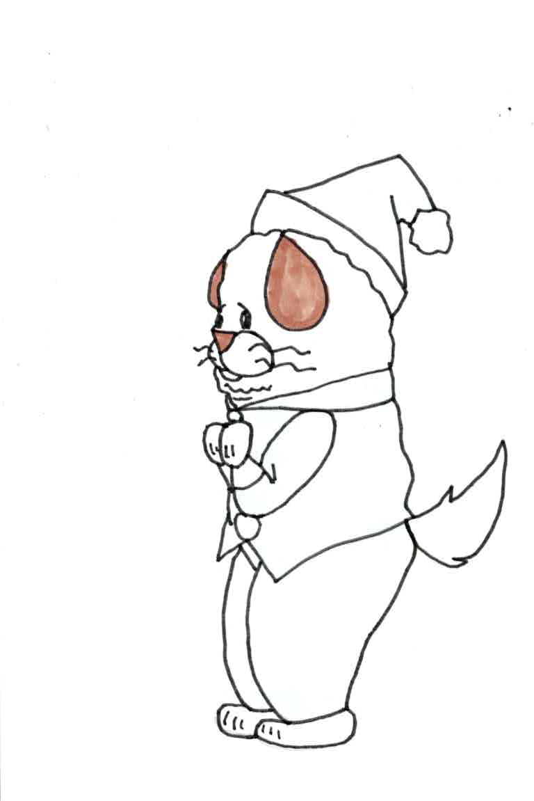 もふもふ犬