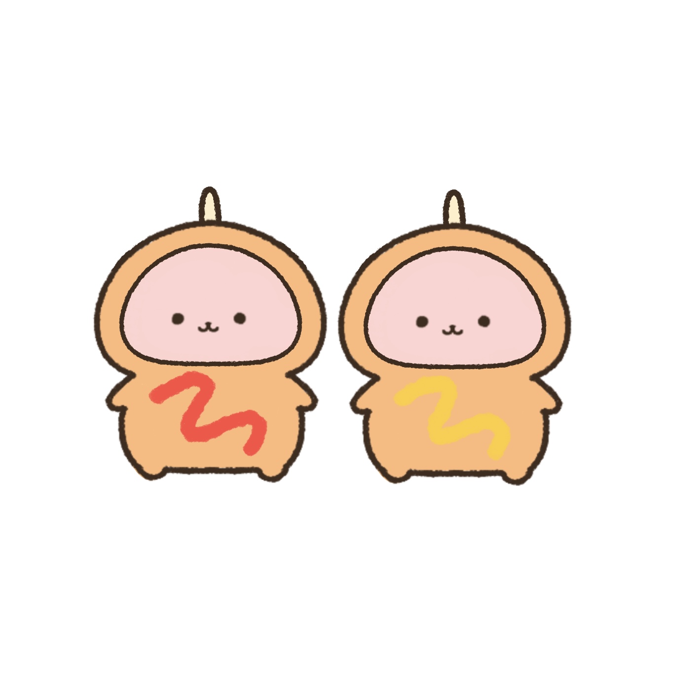 ケチャとマスタード