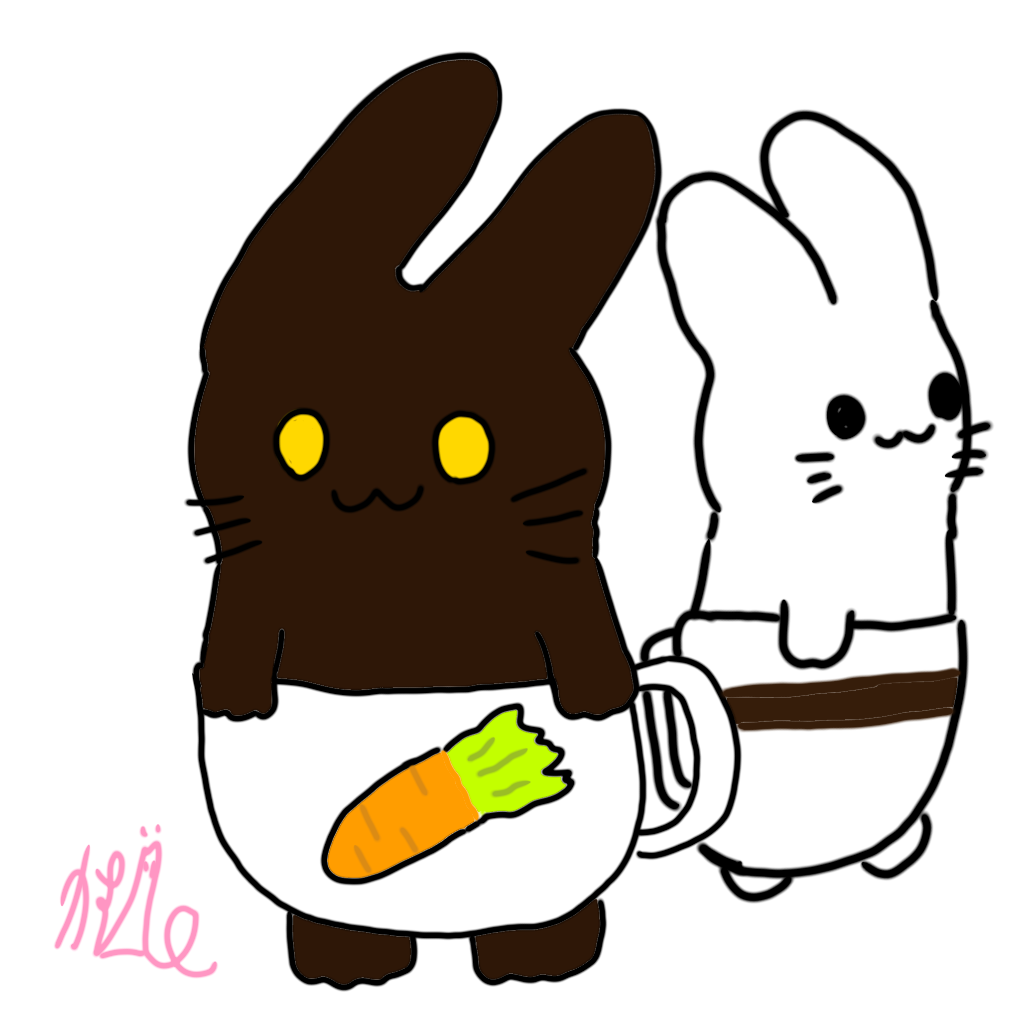 ココアとミルク
