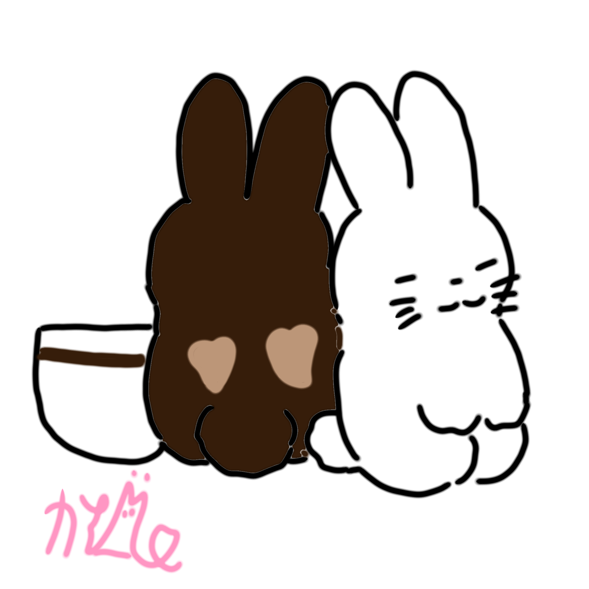ココアとミルク