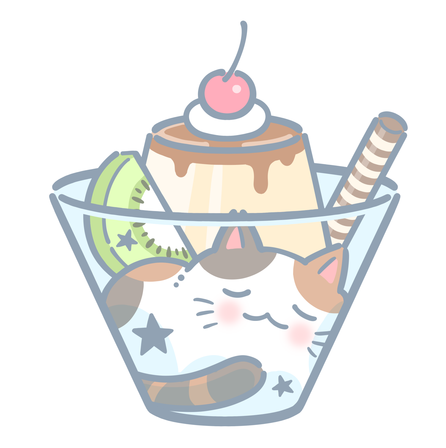 液体ねこパフェ