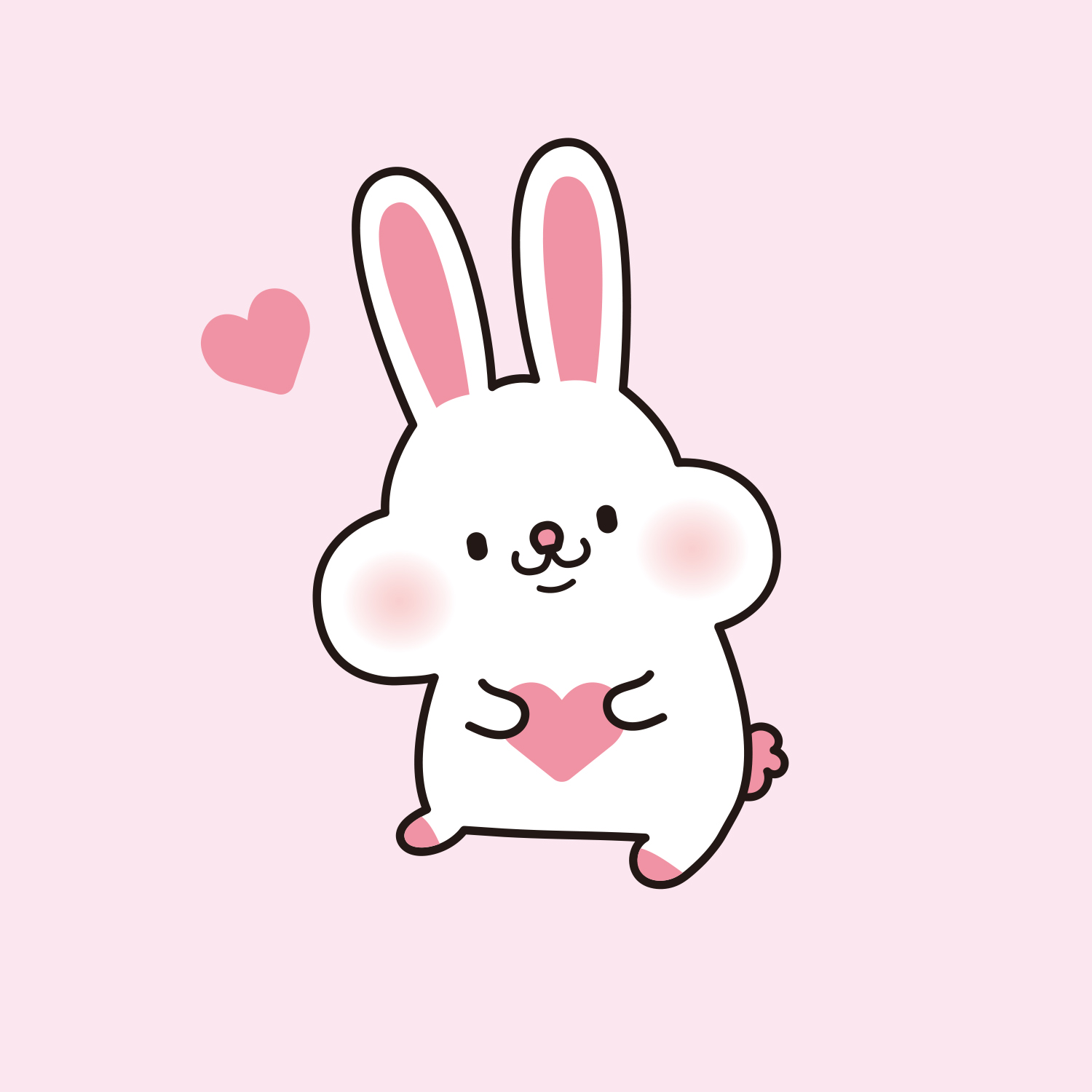 うさほっぺ