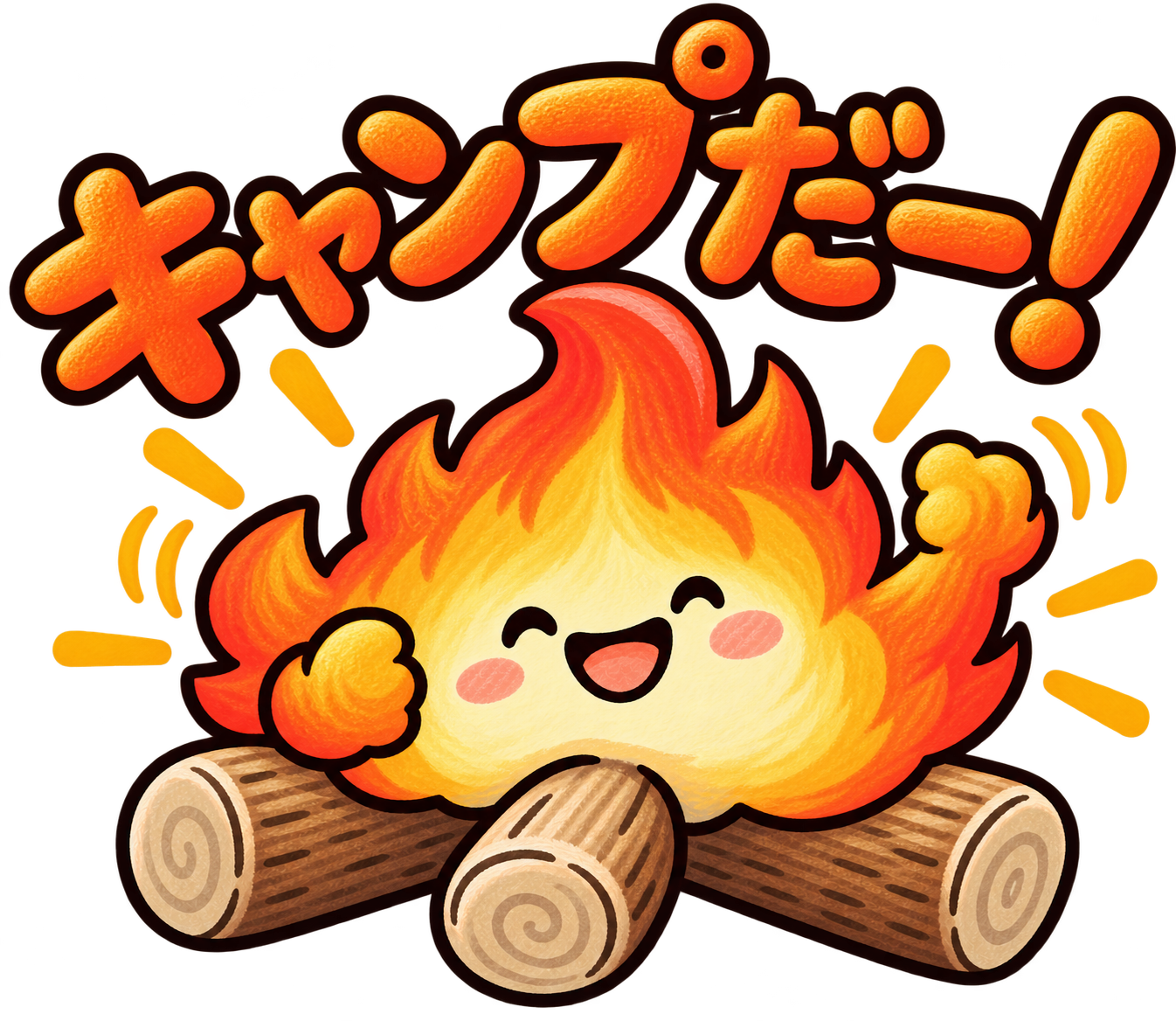 焚き火のタッキー