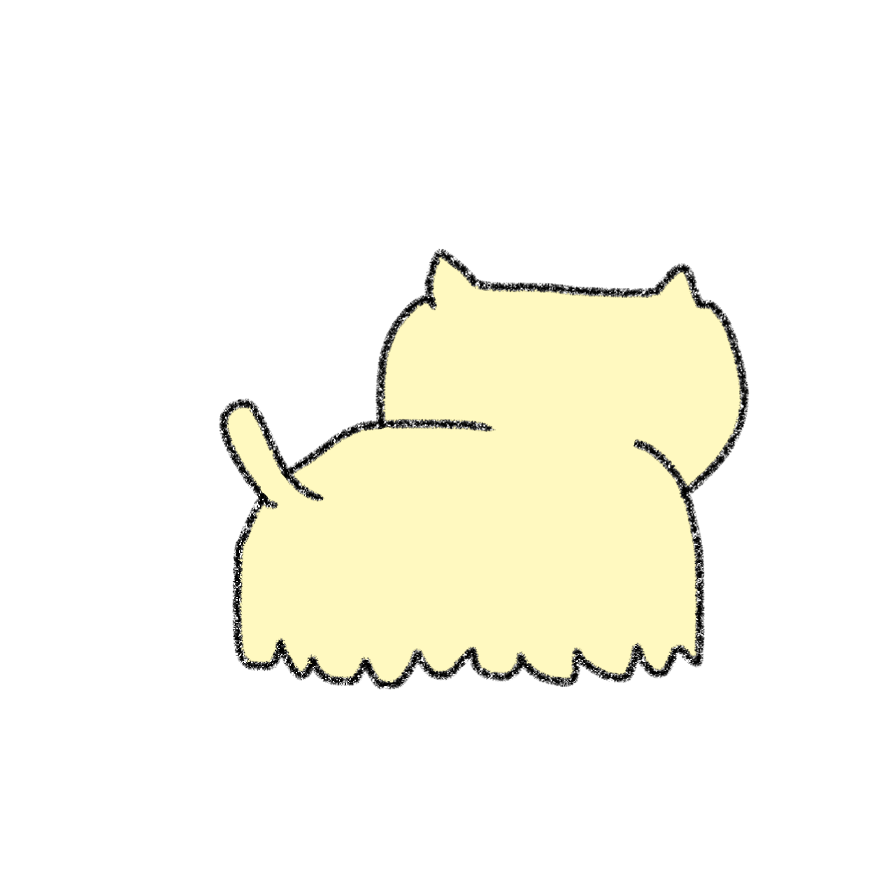 つながりまゆげねこ