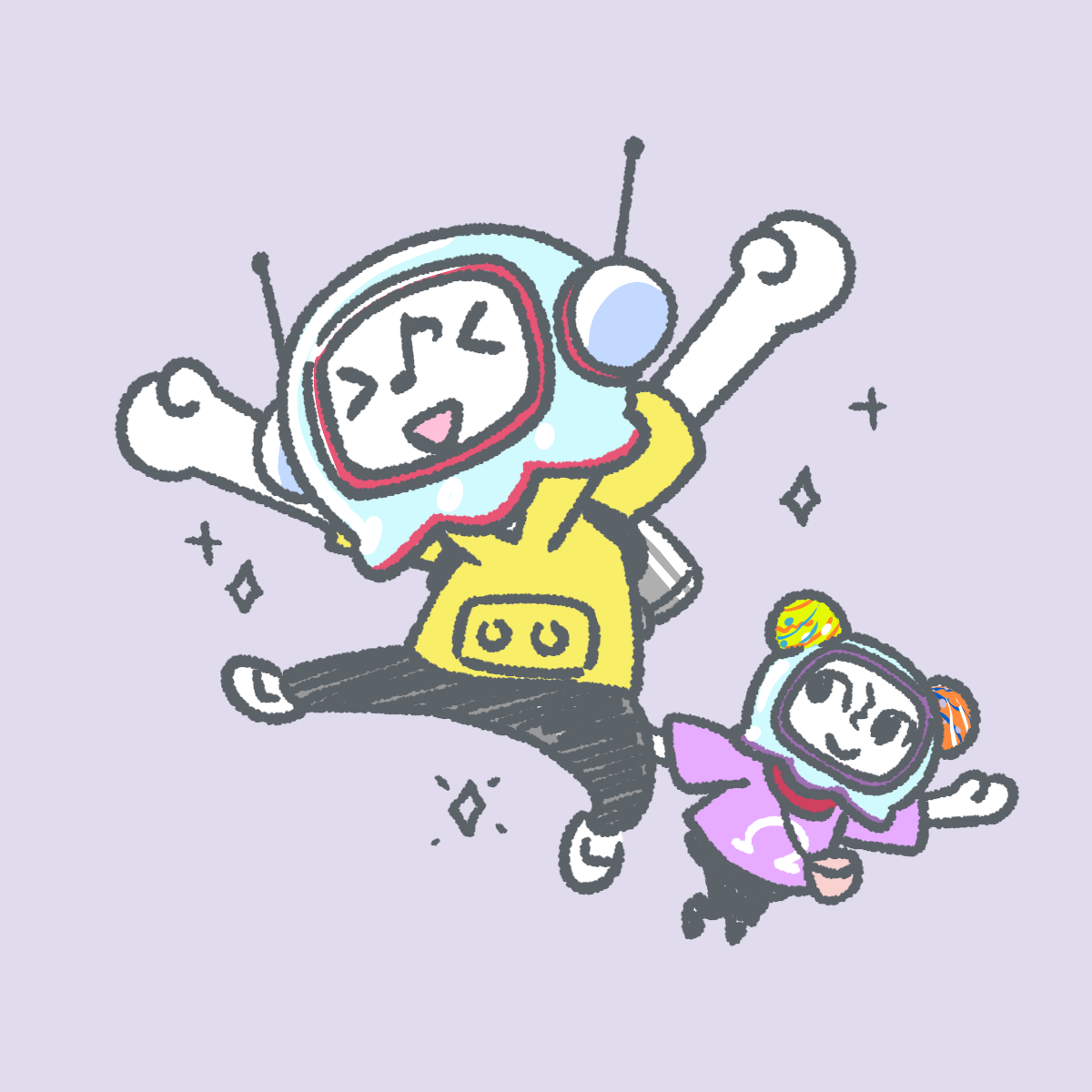 ウツーくんとよつきちゃん