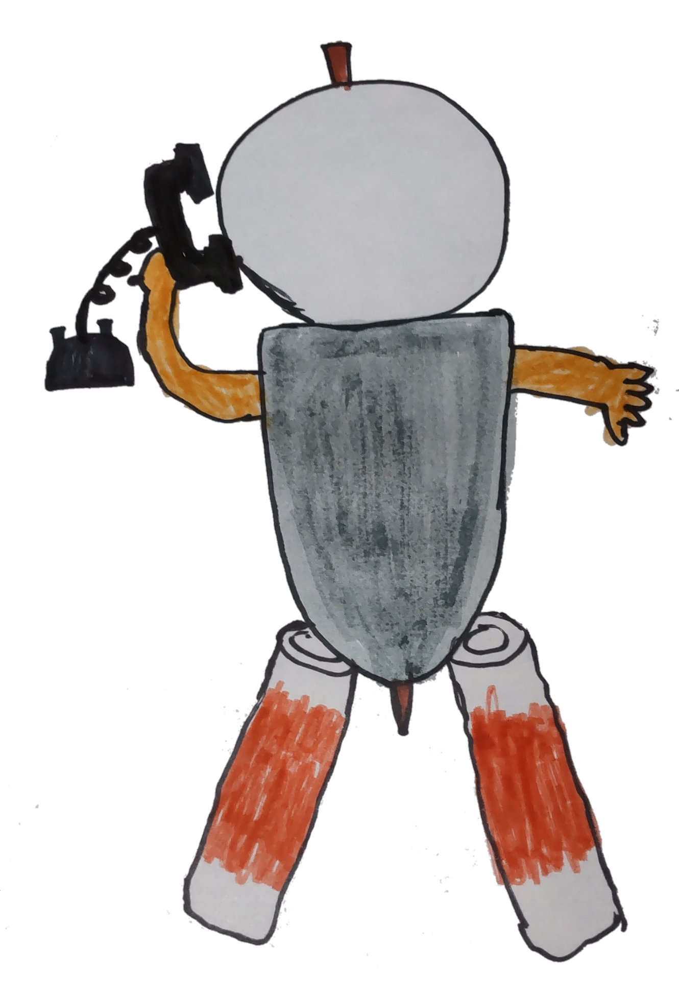 おでんがお電話中