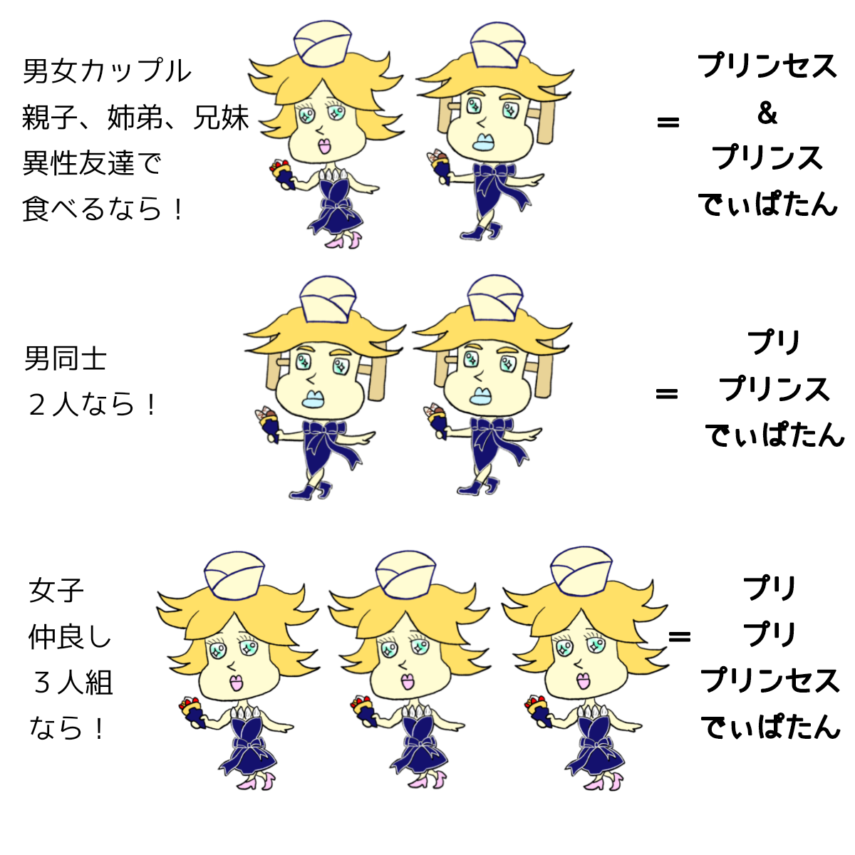 プリンセス&プリンスでぃぱたん