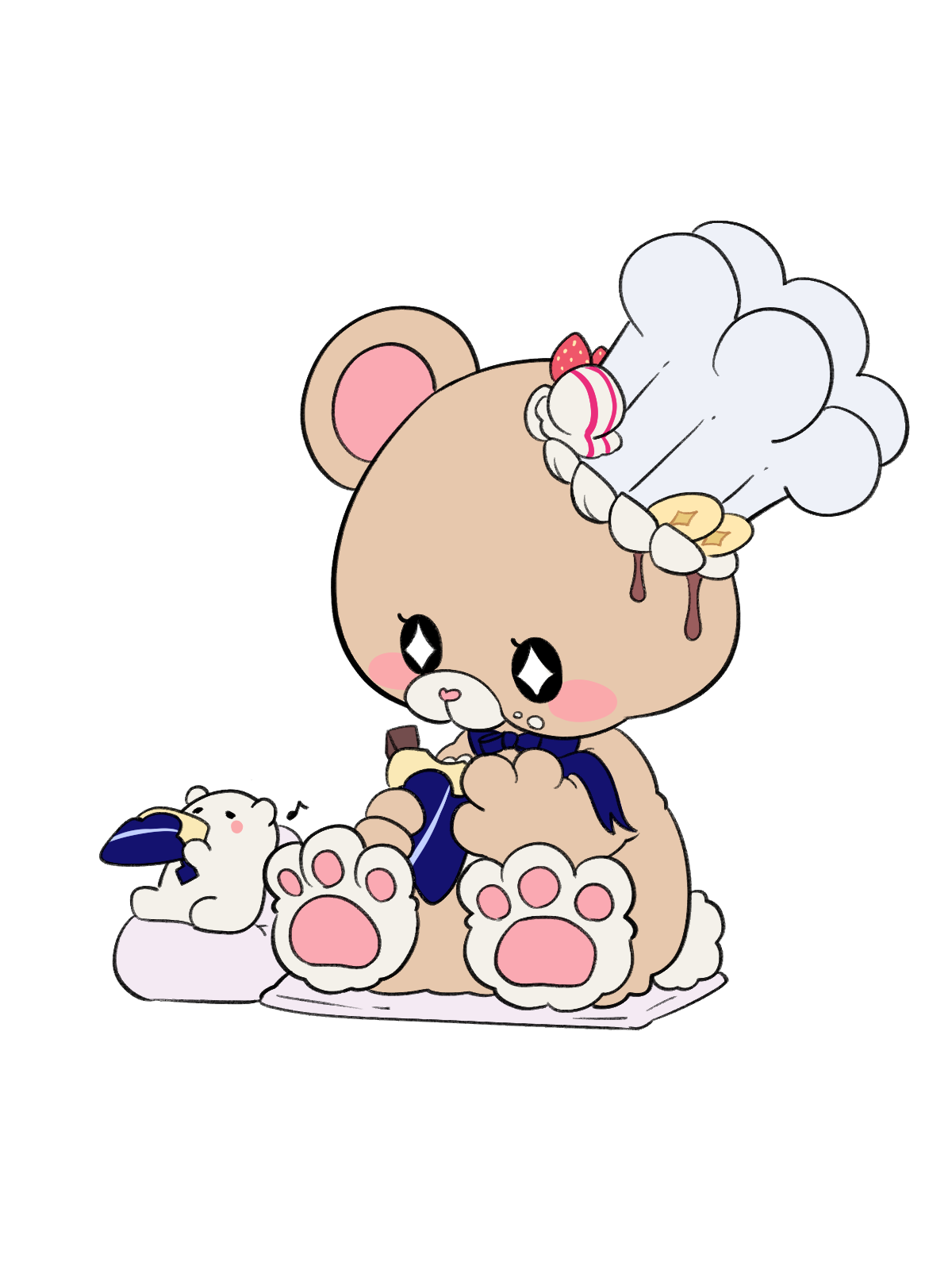 だんくまと白くまのぱー