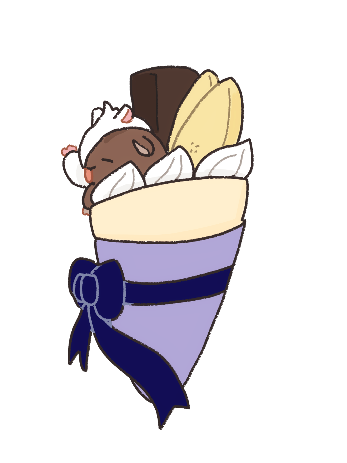 ホイップ&チョコ