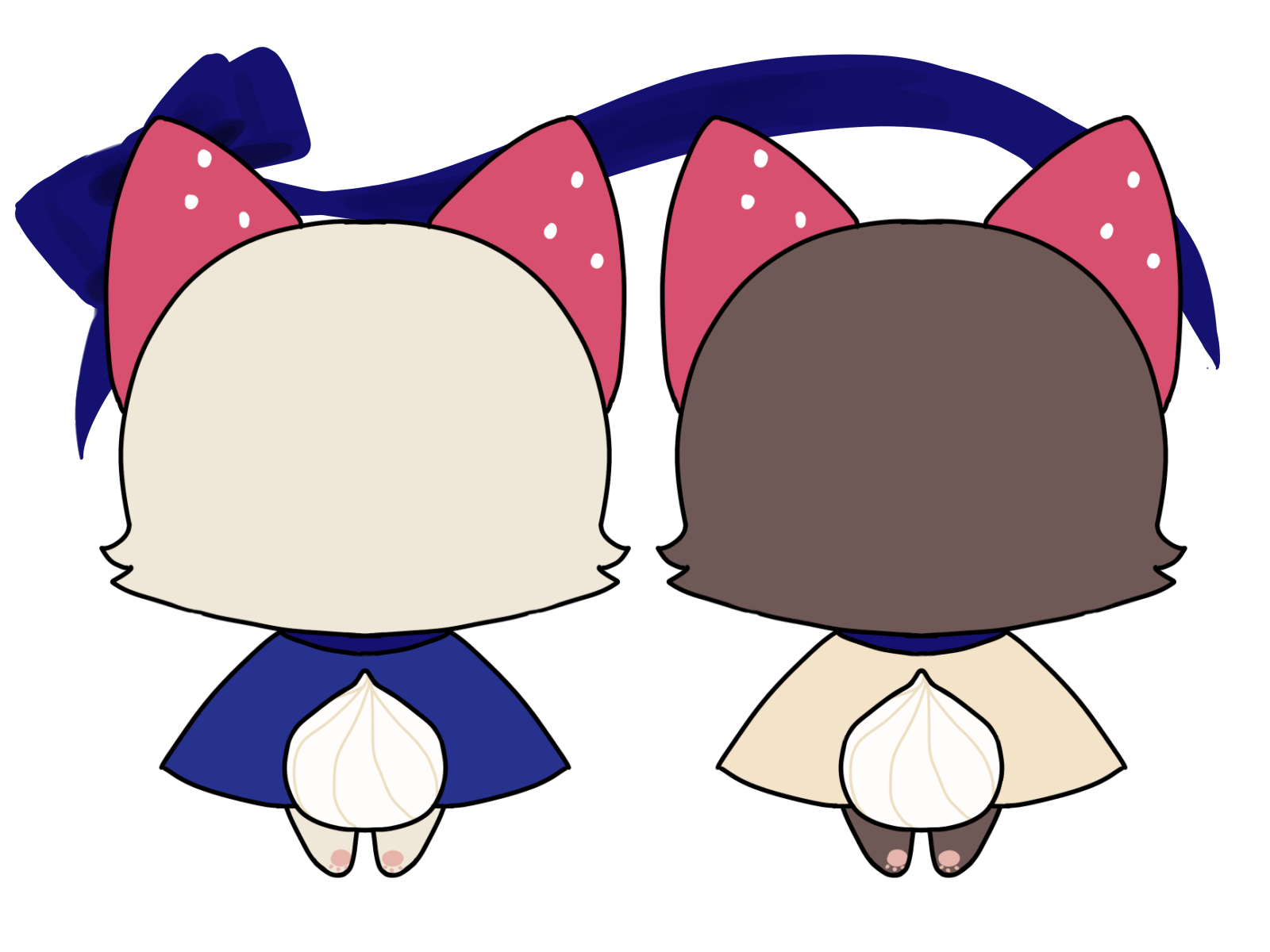 ホイップとチョコ