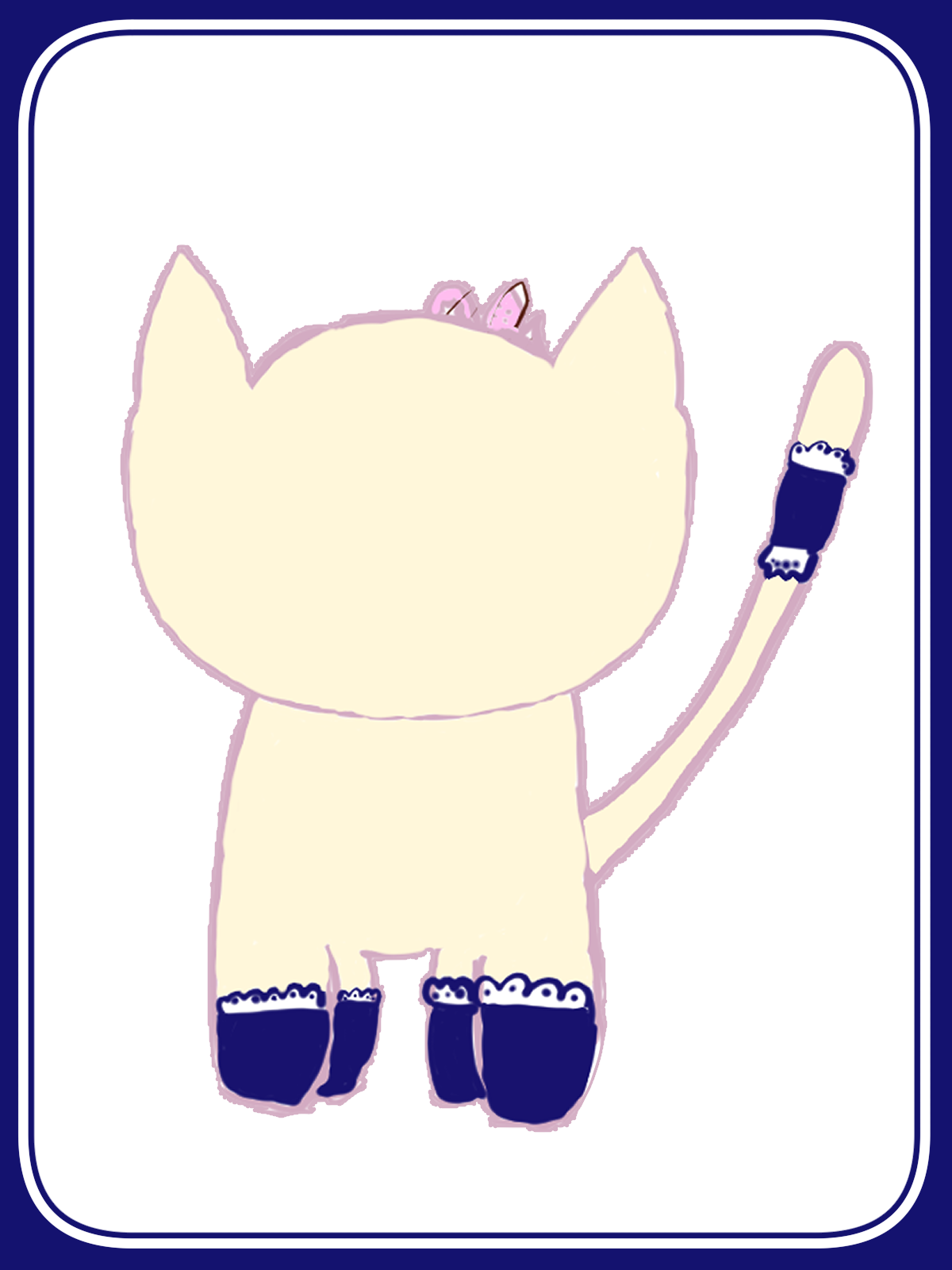 いちごクレープねこ