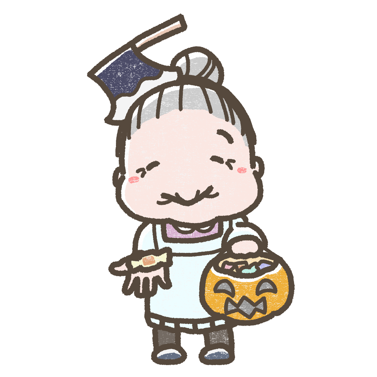 全力ハロウィンおばあちゃん