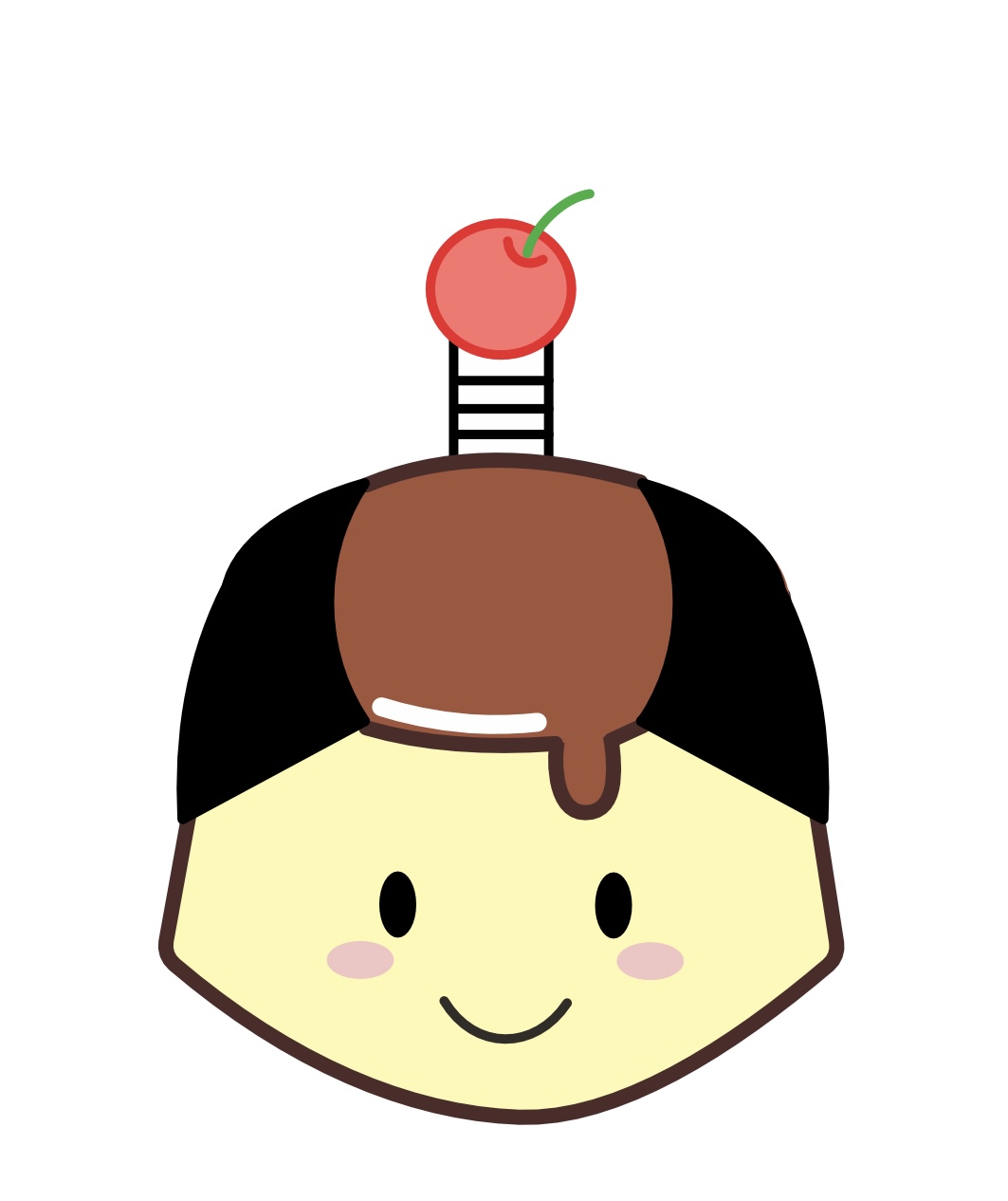 ちょんまげプリン