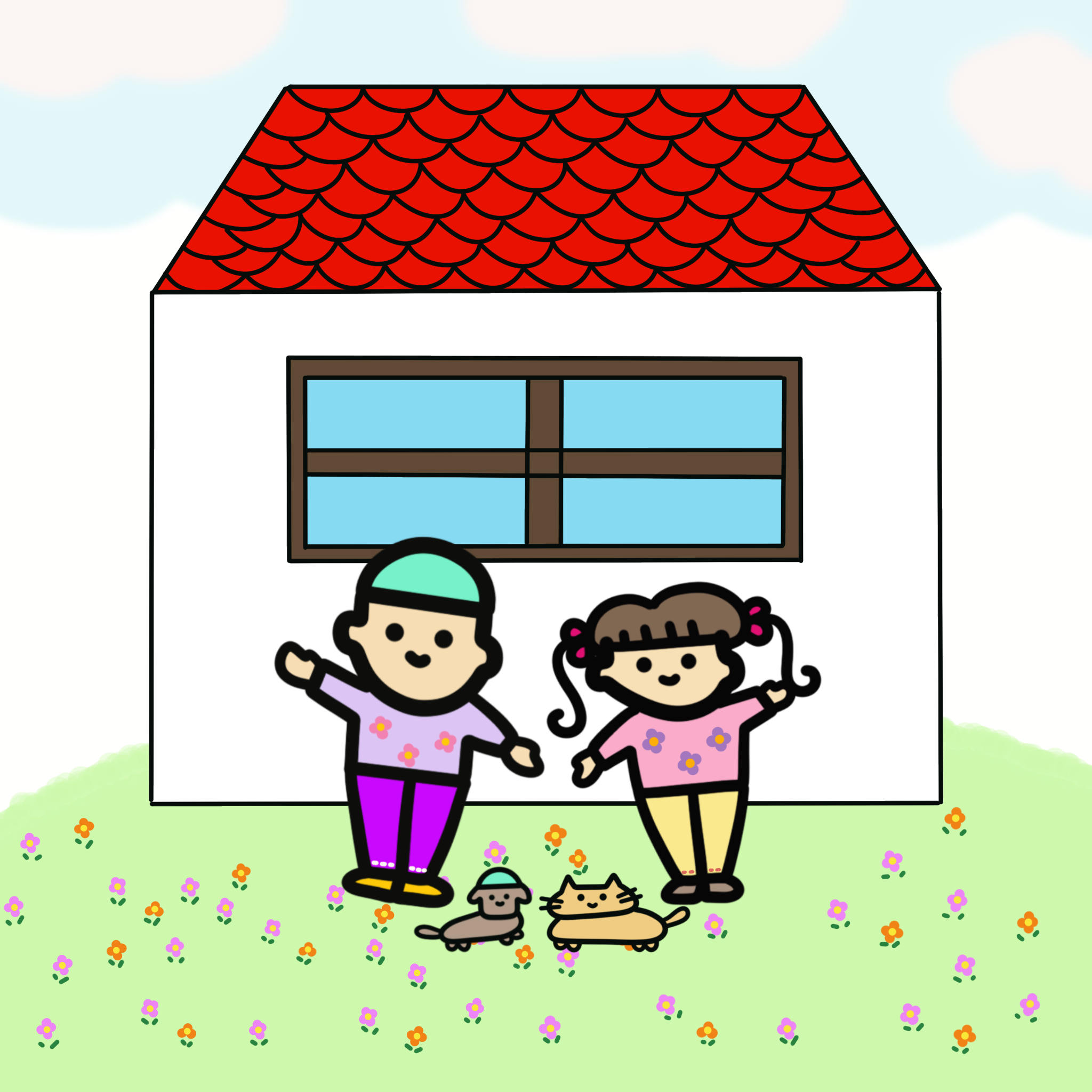 みどりの帽子のグリンくん