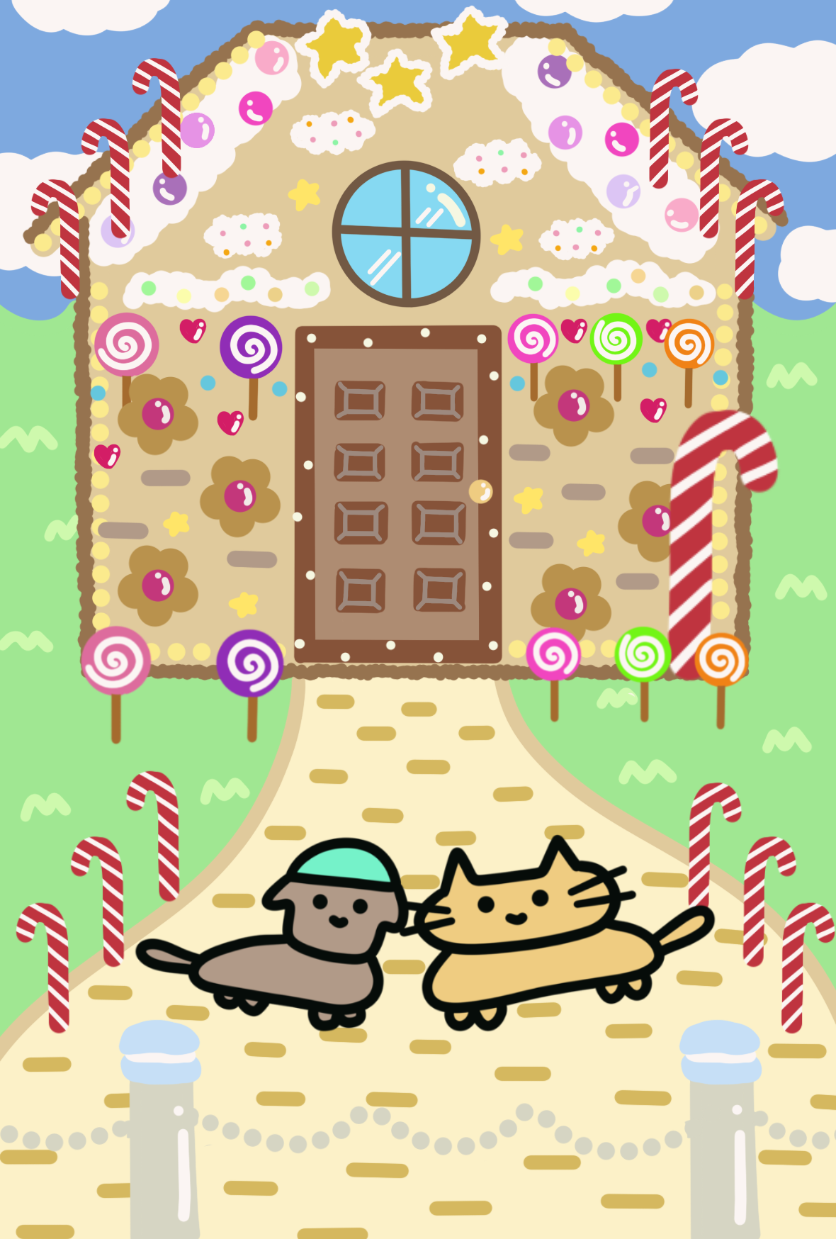 みどりの帽子のグリンくん