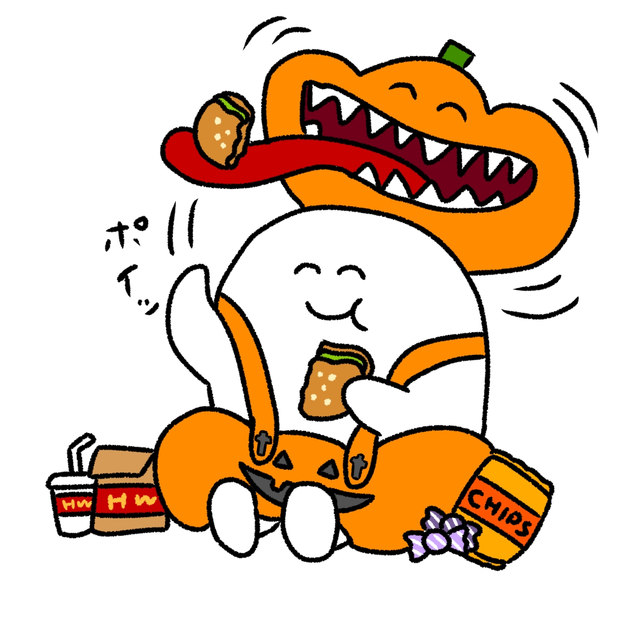 モグモグおばけのプラン・プー