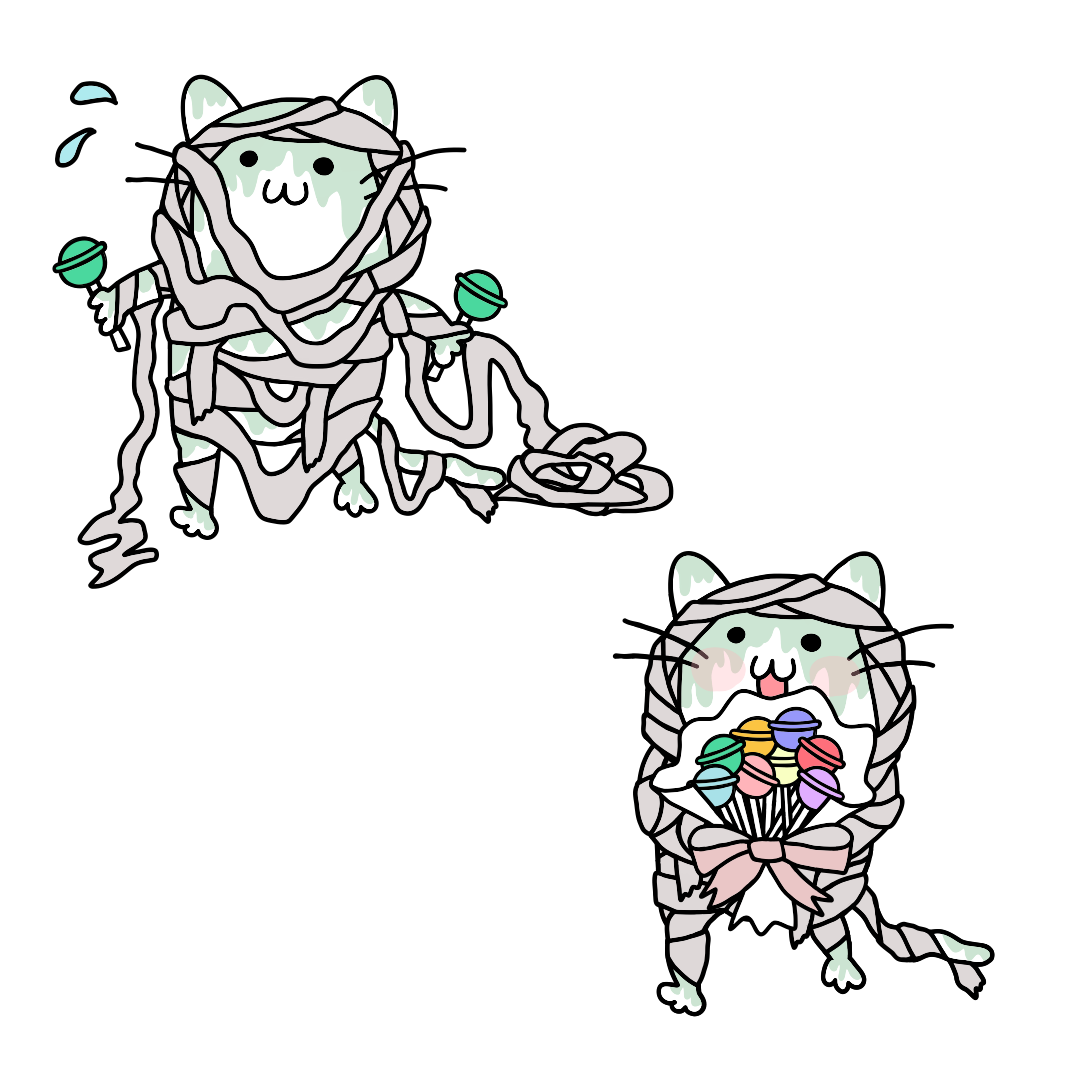 にゃんぺろ！ミイラッ