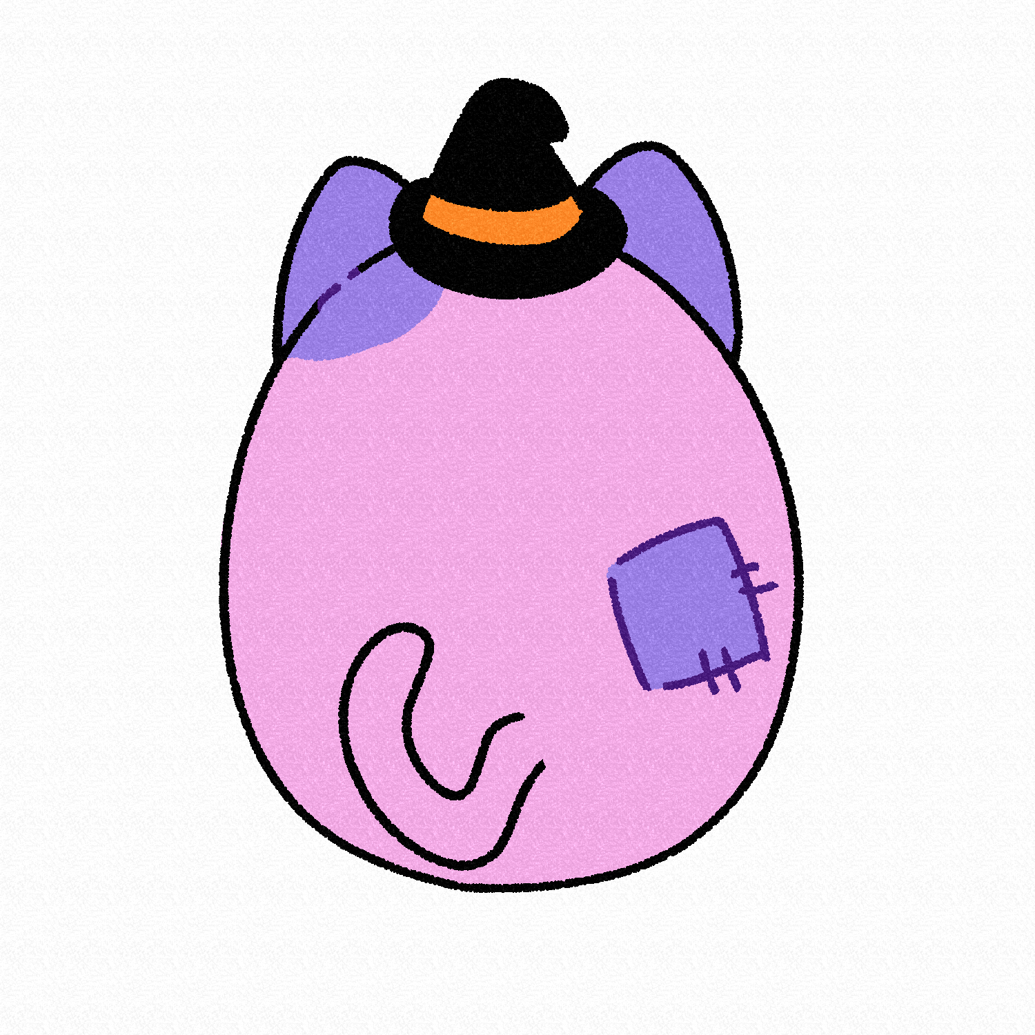 おばけねこのツギハギ