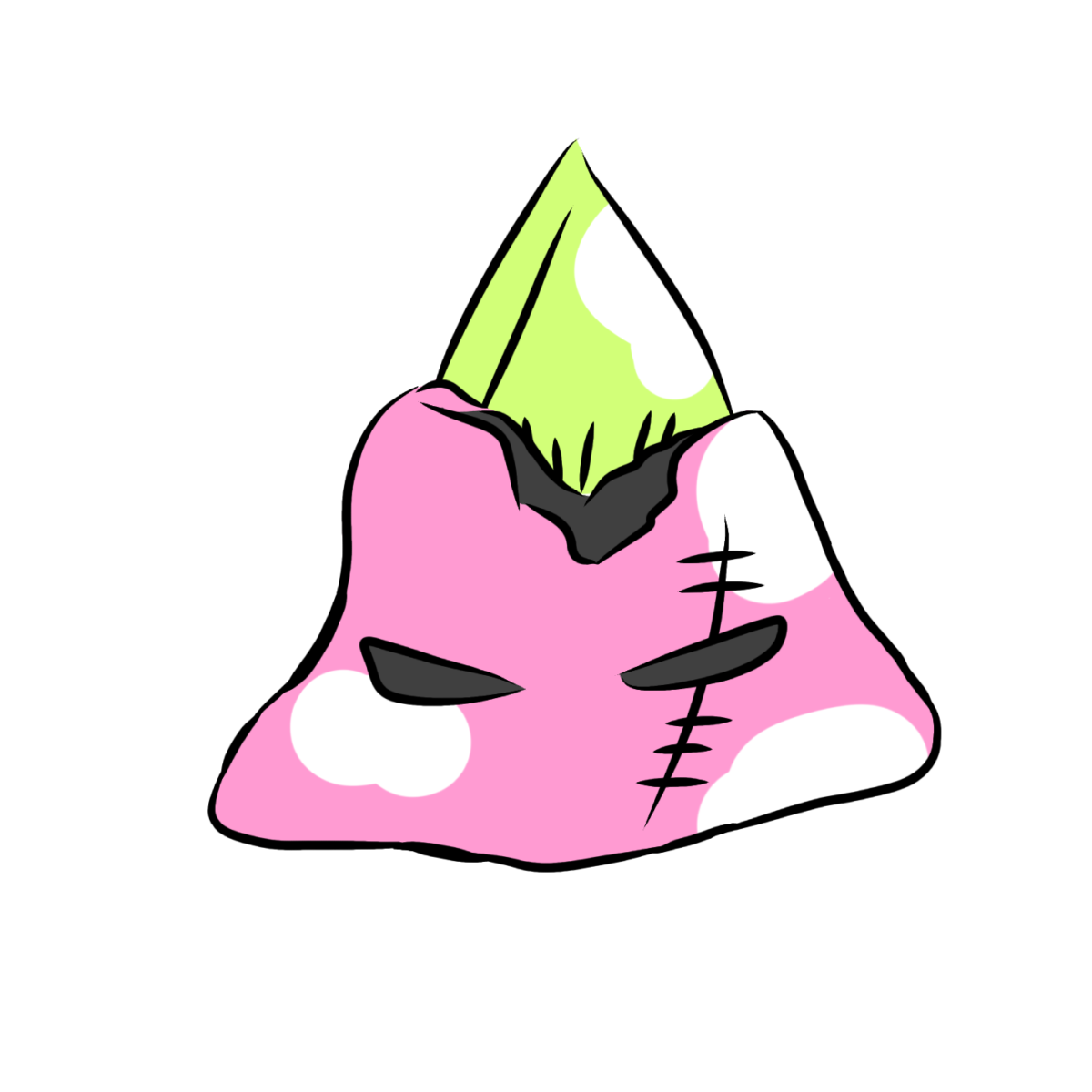 悪に染まったモチモチ大福くん