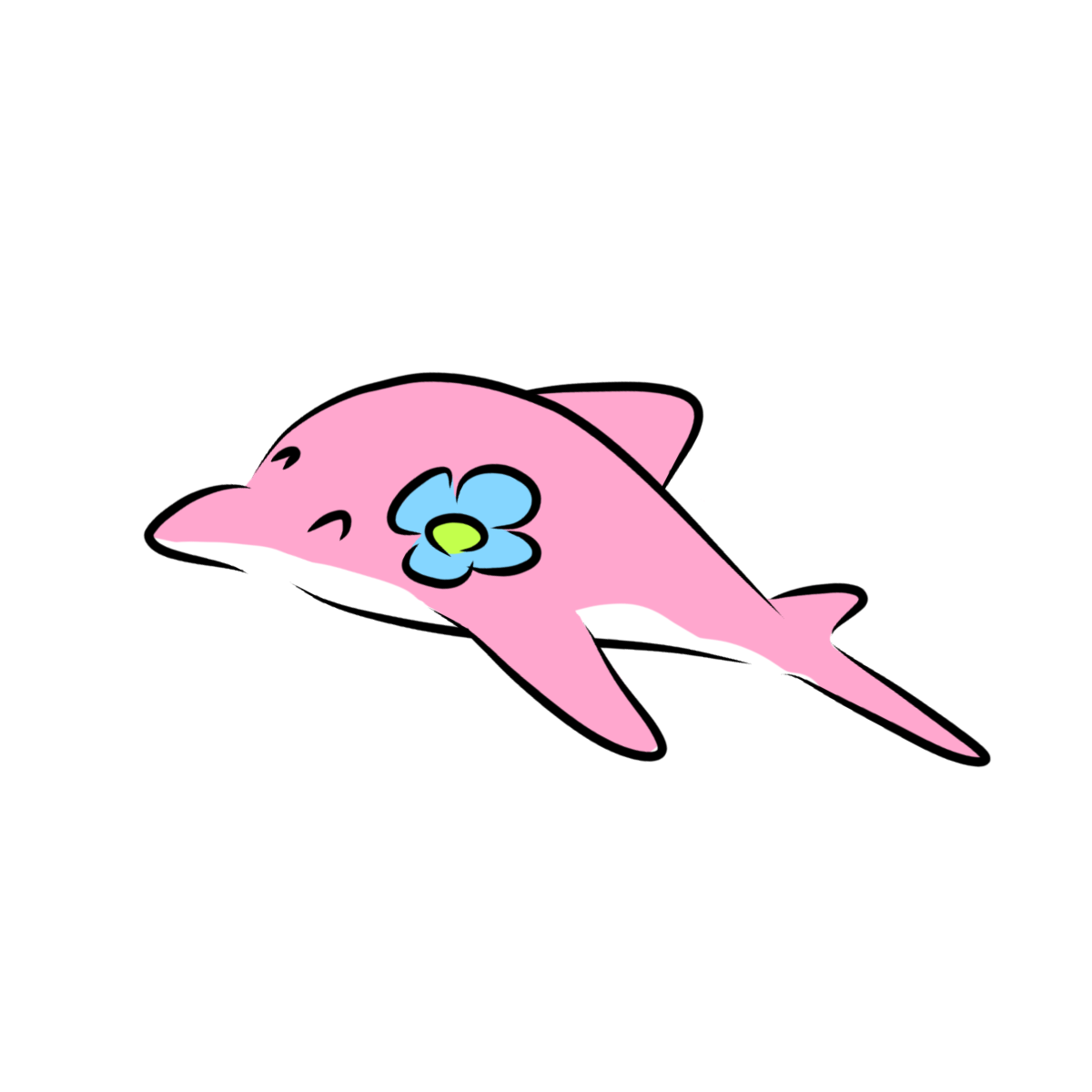 かわいいイルカちゃん