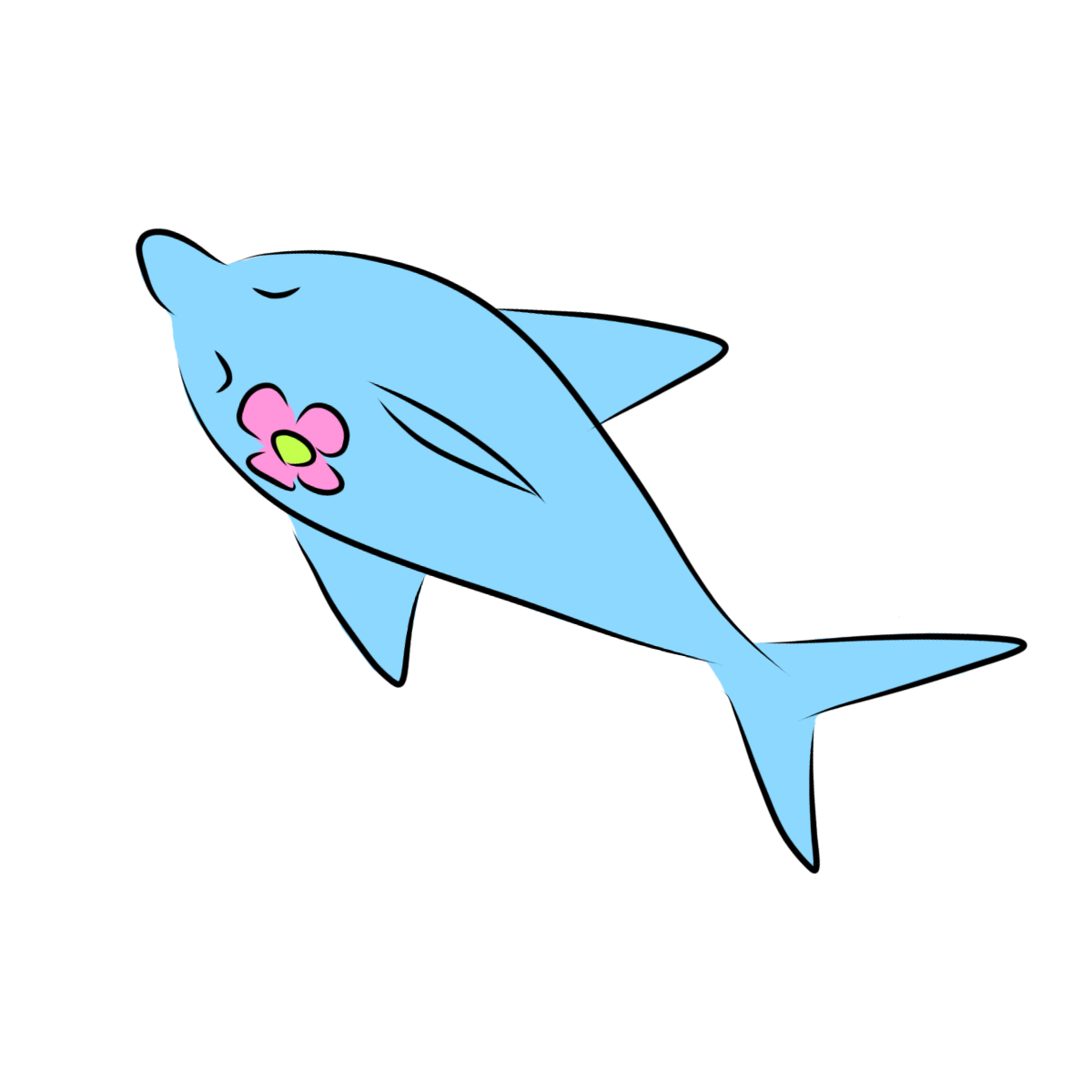 かわいいイルカちゃん