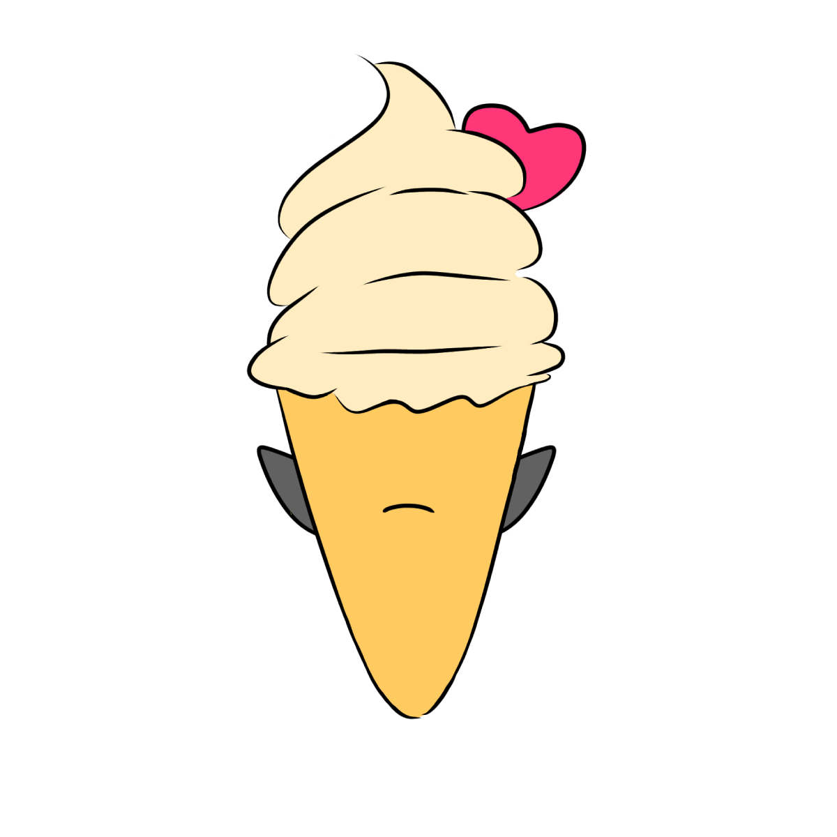 悪に染まったアイスクリーム