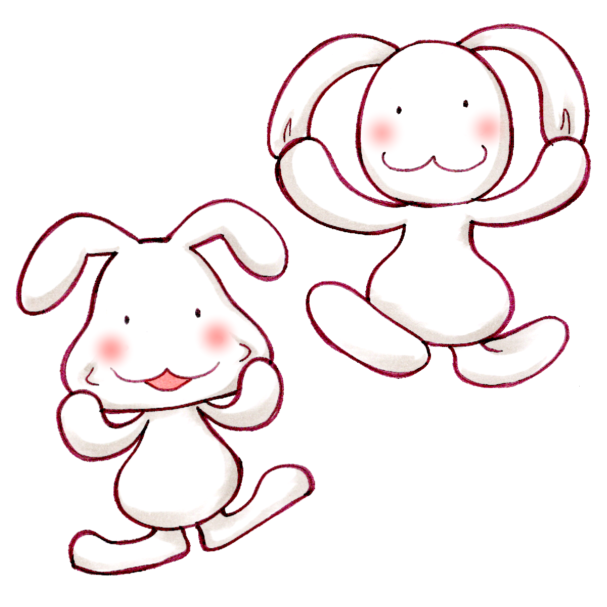 ひっぱりうさぎ