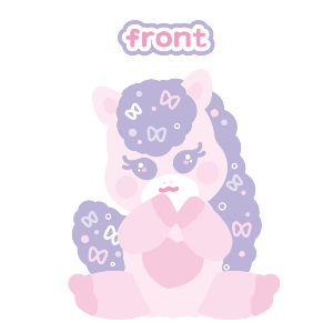fluffy foal