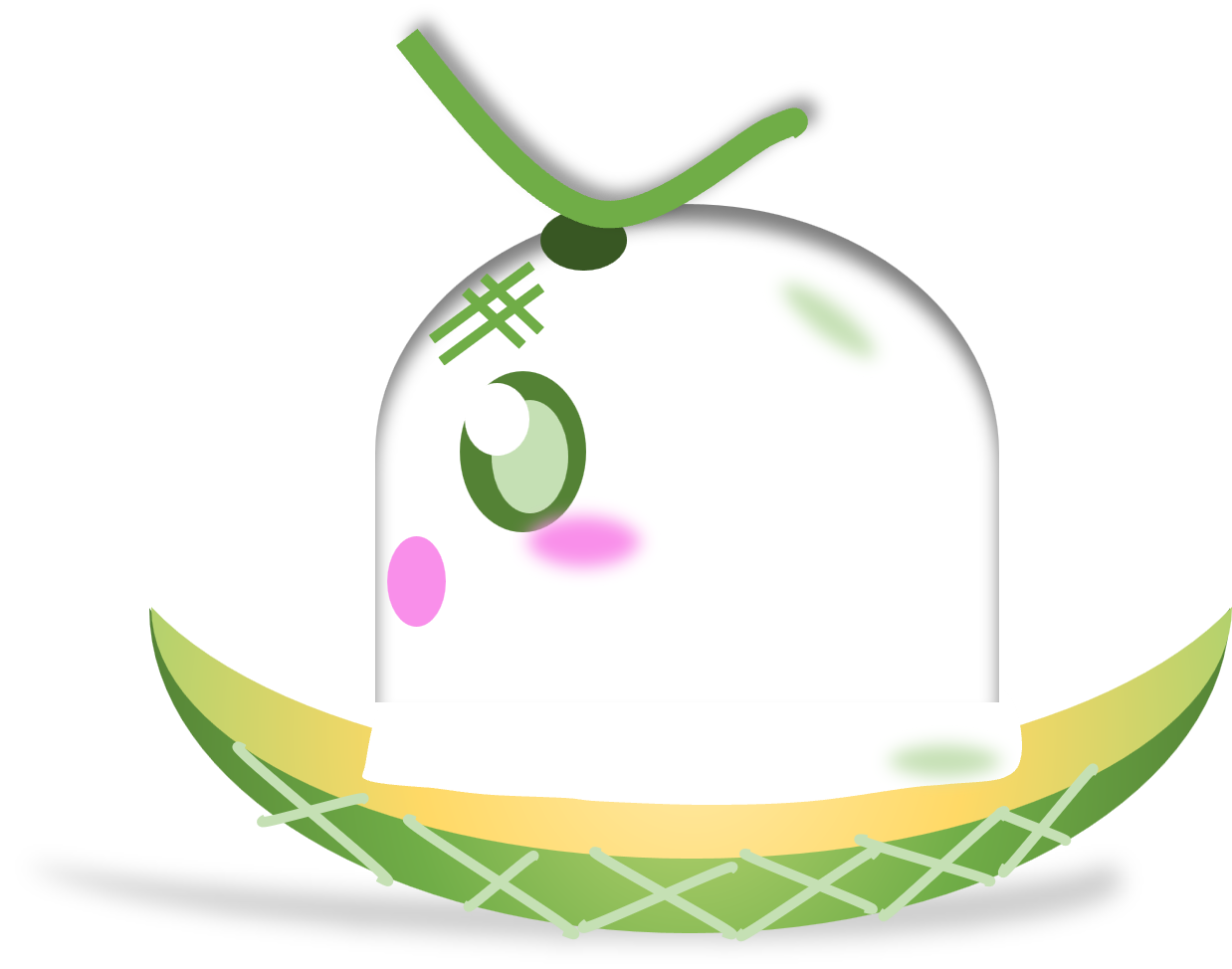 ちょこっと☆めろもち
