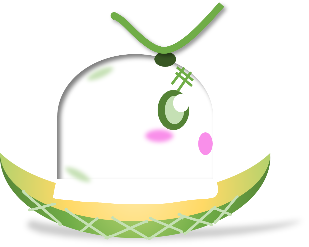 ちょこっと☆めろもち