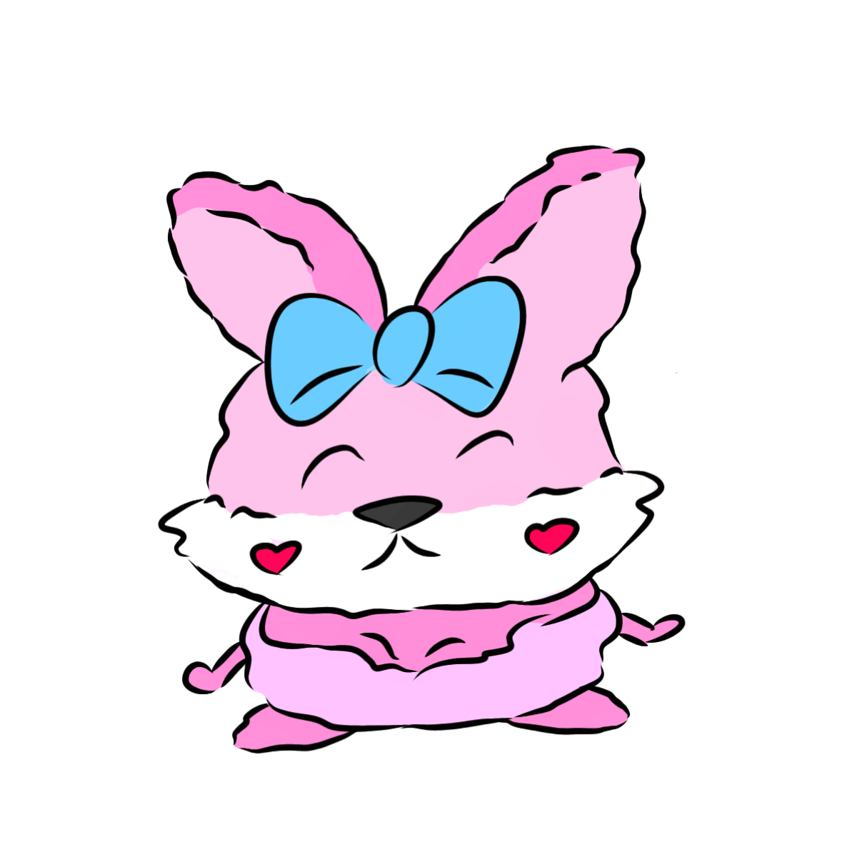 ふわふわうさぎ