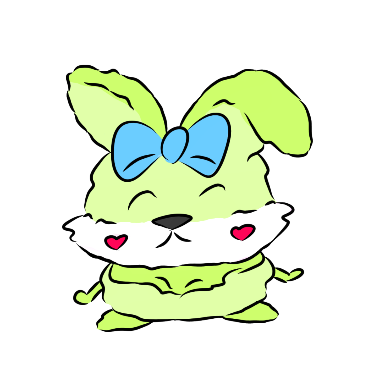 ふわふわうさぎ