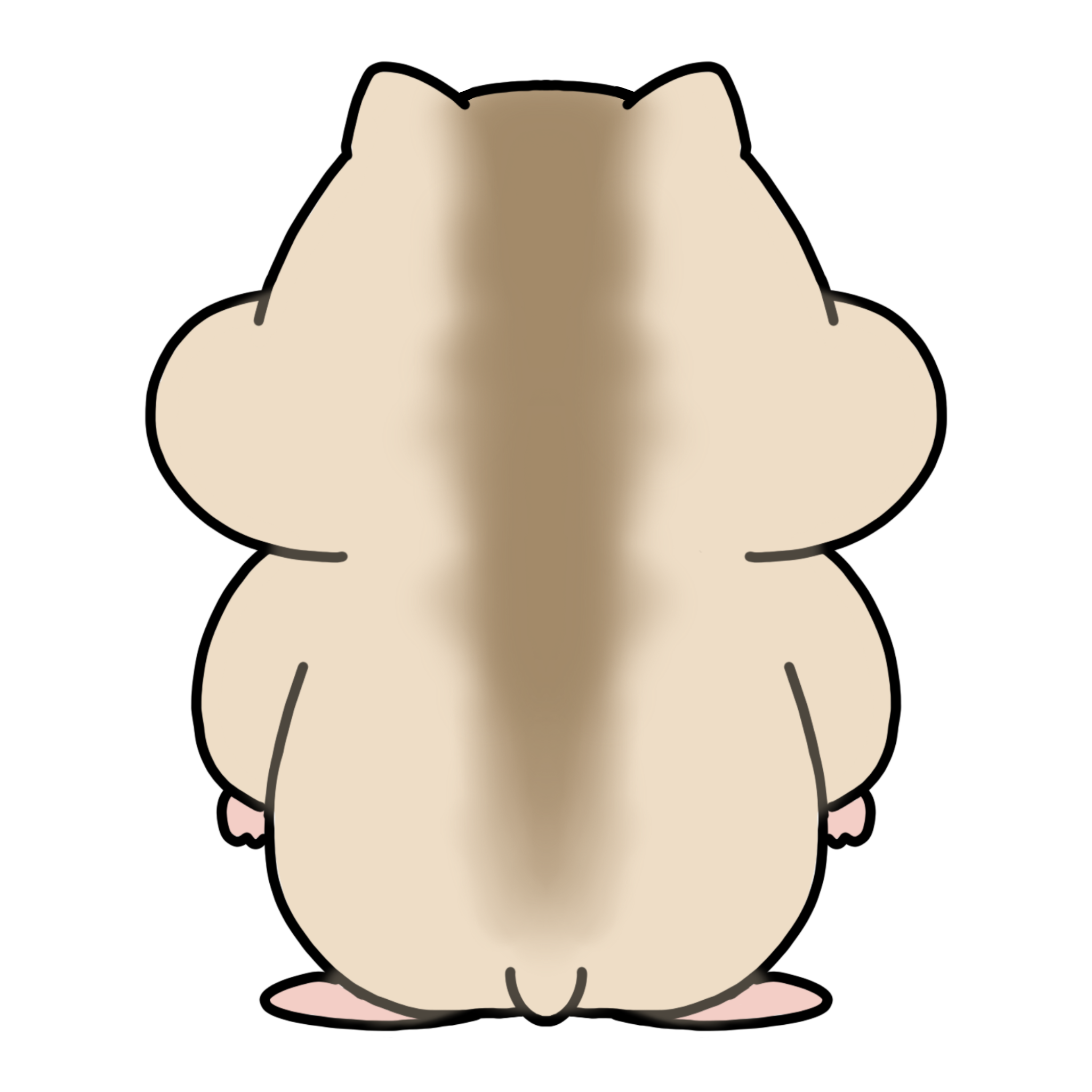 ふわもちハムスターのおふとんさん