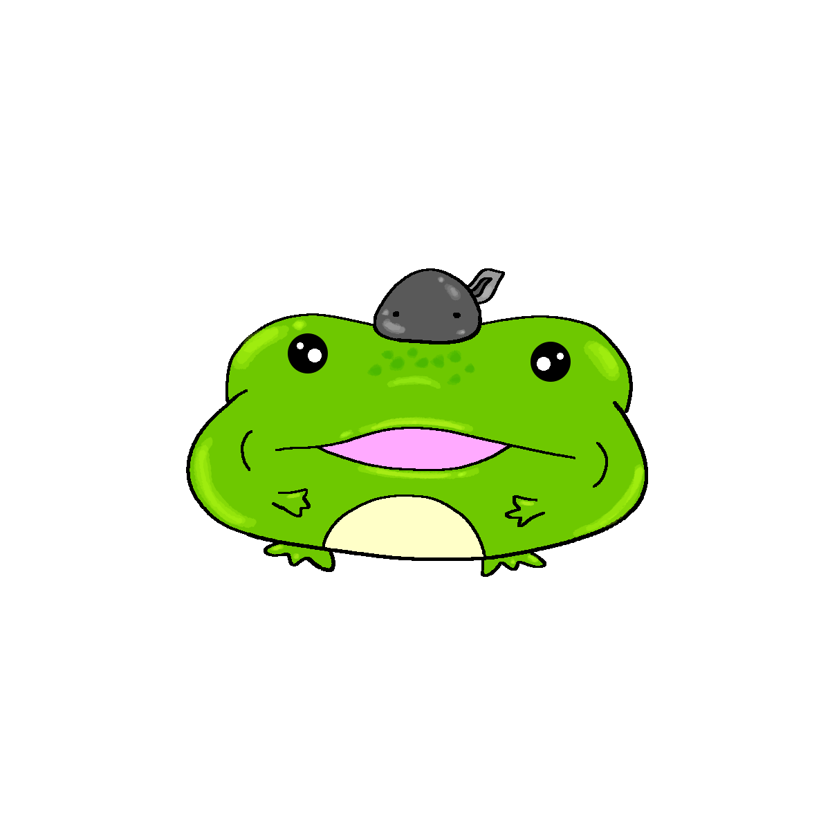 おもちのカエルのたろけろ