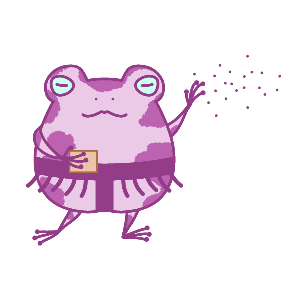 もっちりカエル